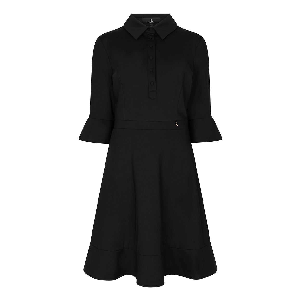 RUFFLE DRESS - black