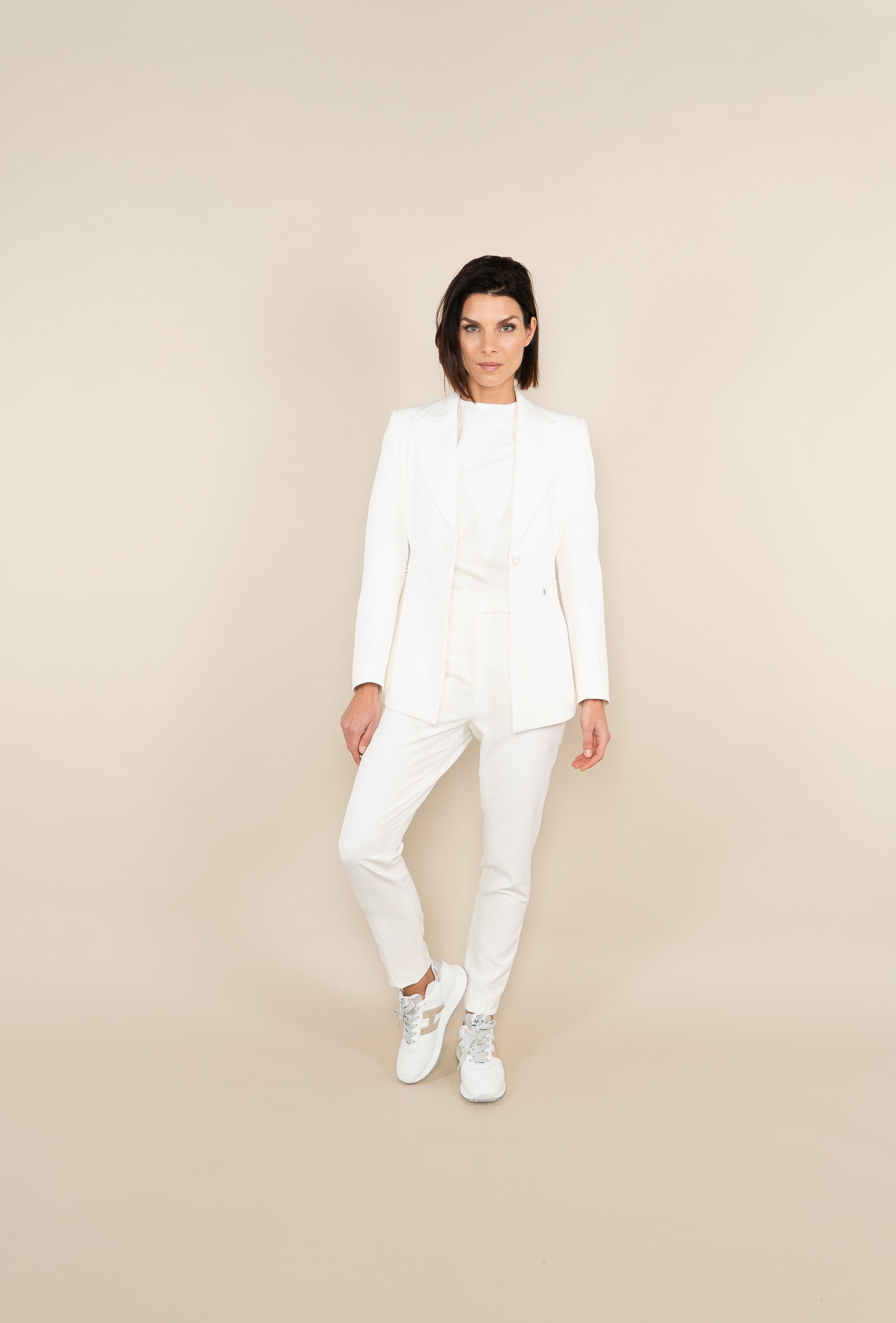 - BLAZER LONG MODEL - off white