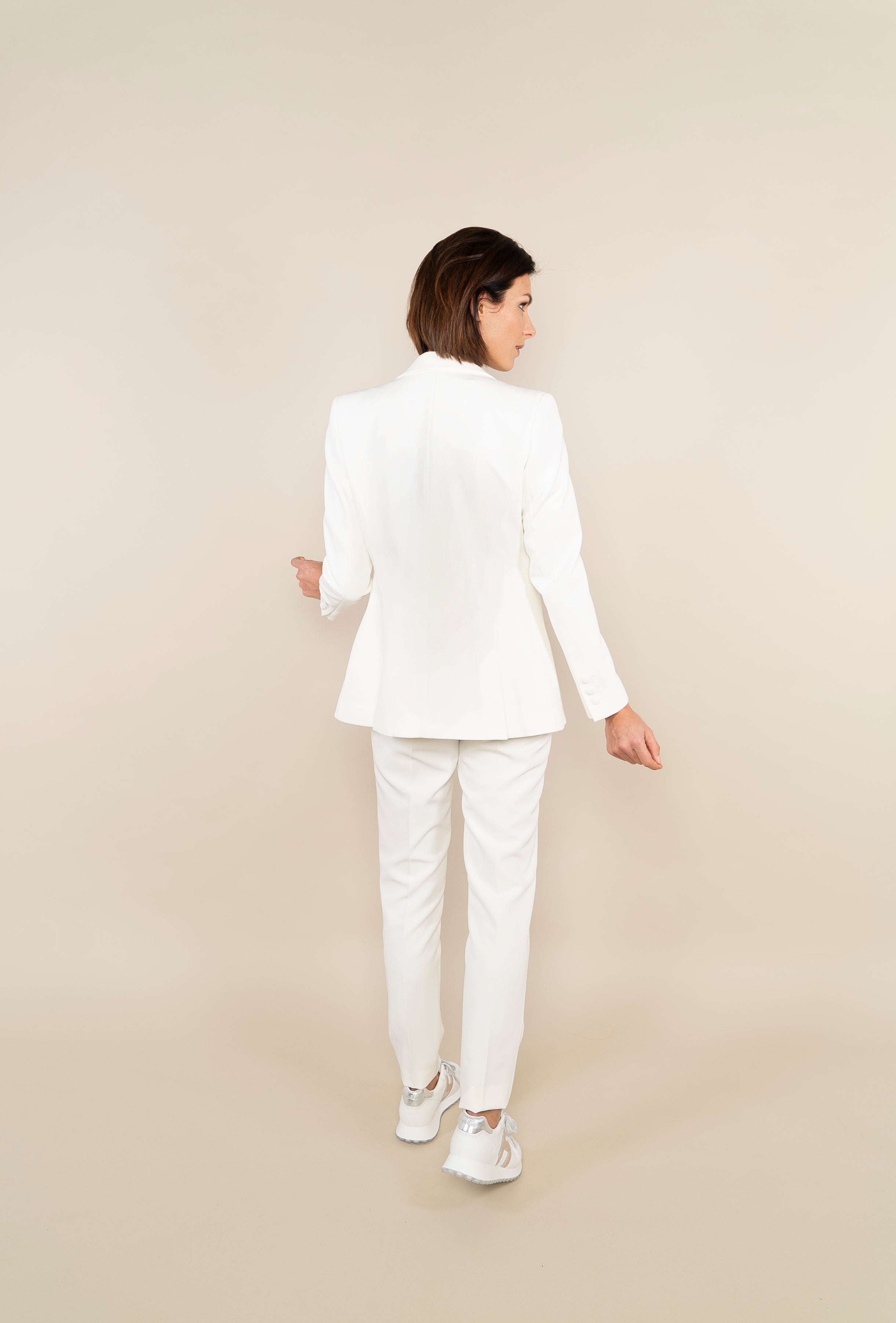 - BLAZER LONG MODEL - off white