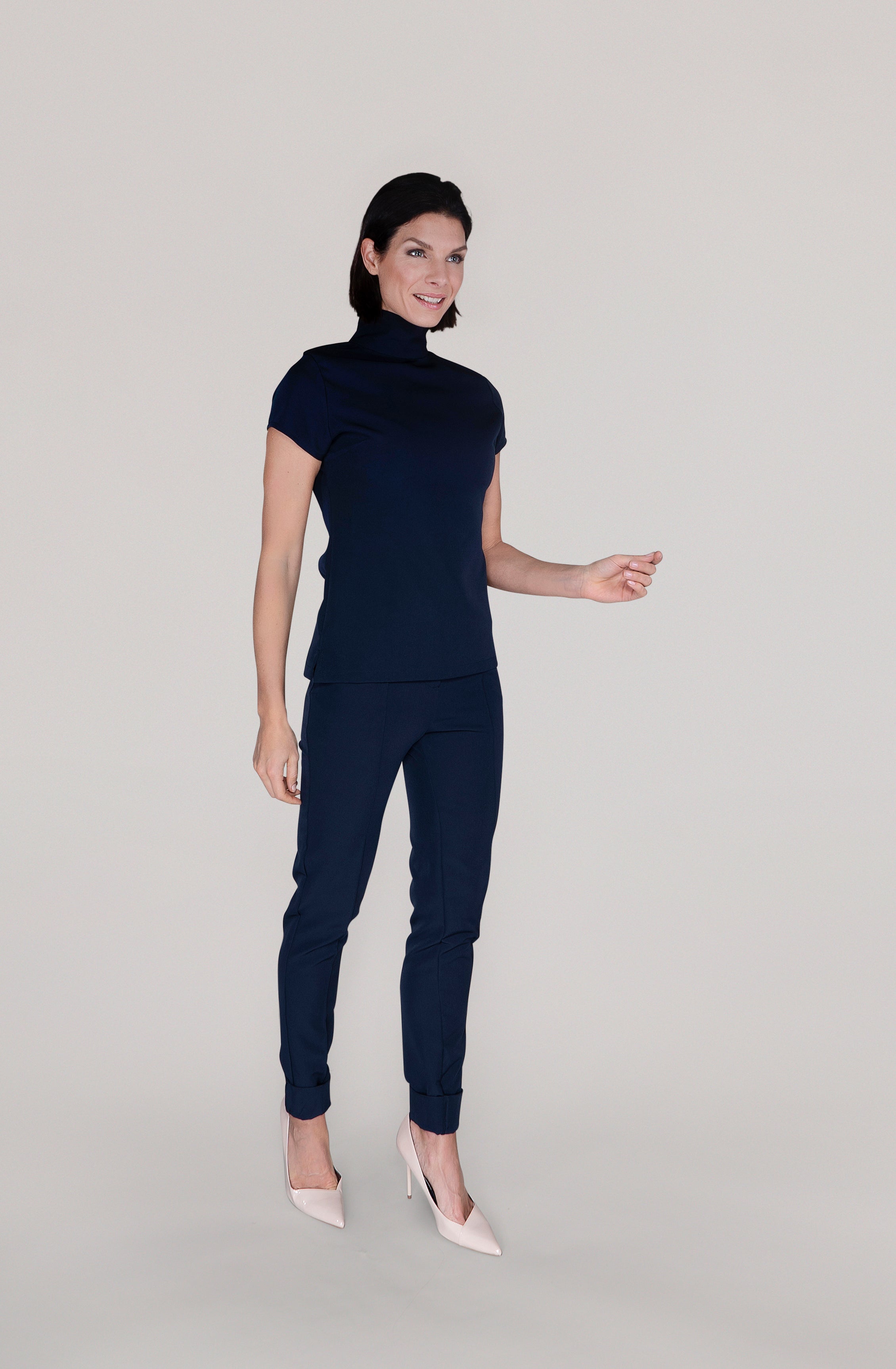 THE TROUSER - navy blue