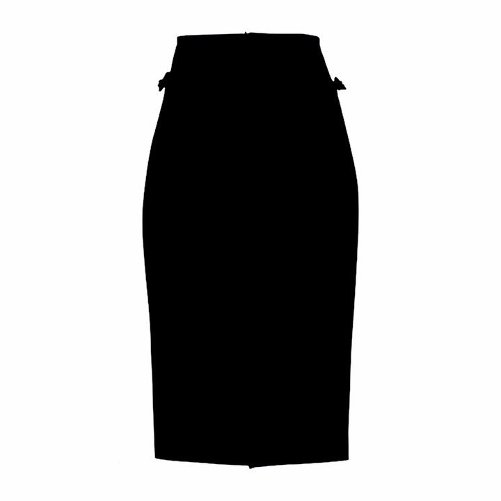 - PENCIL SKIRT - black