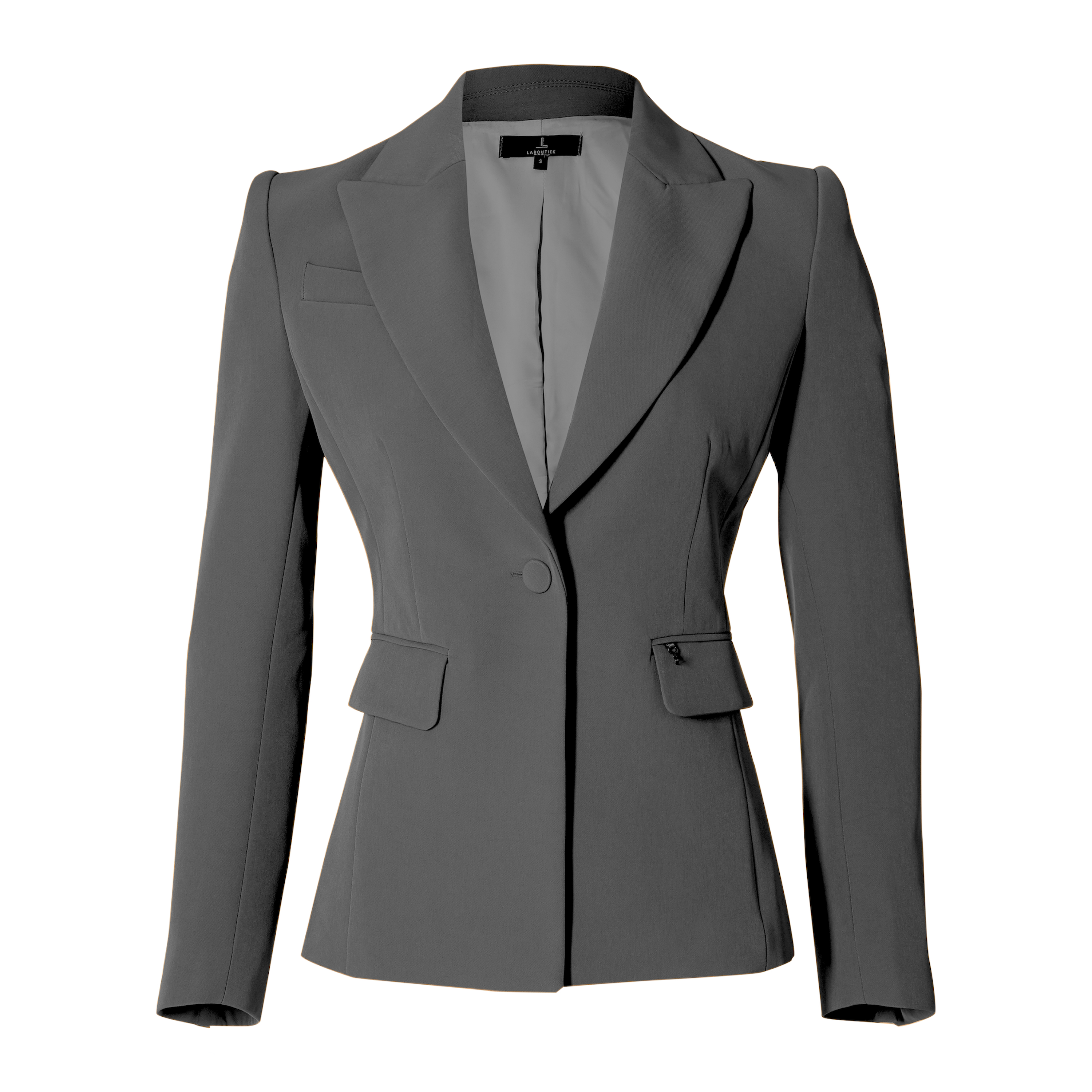 - BLAZER SHORT MODEL - grey