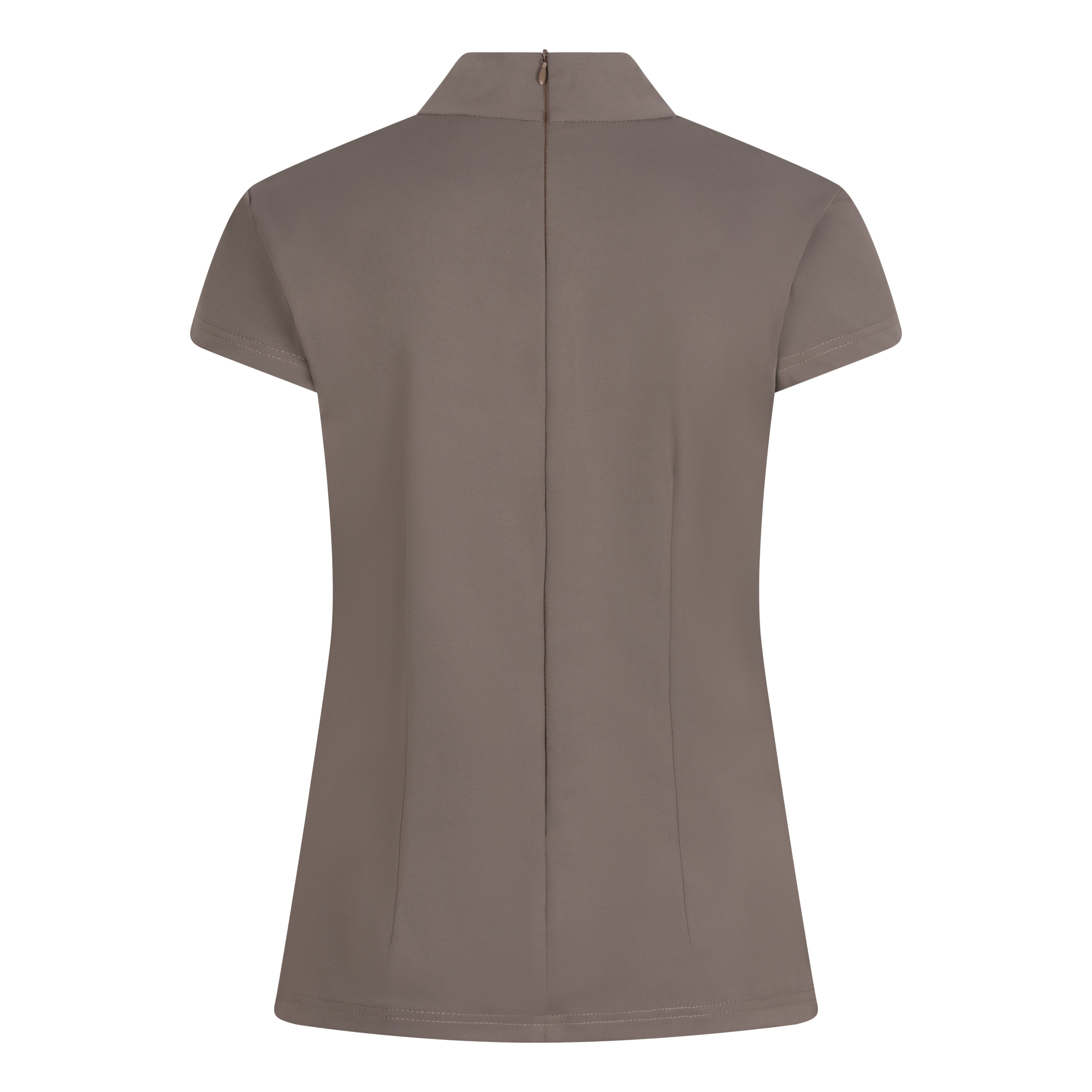 DONNA CAP SLEEVE TRAVEL TOP - taupe