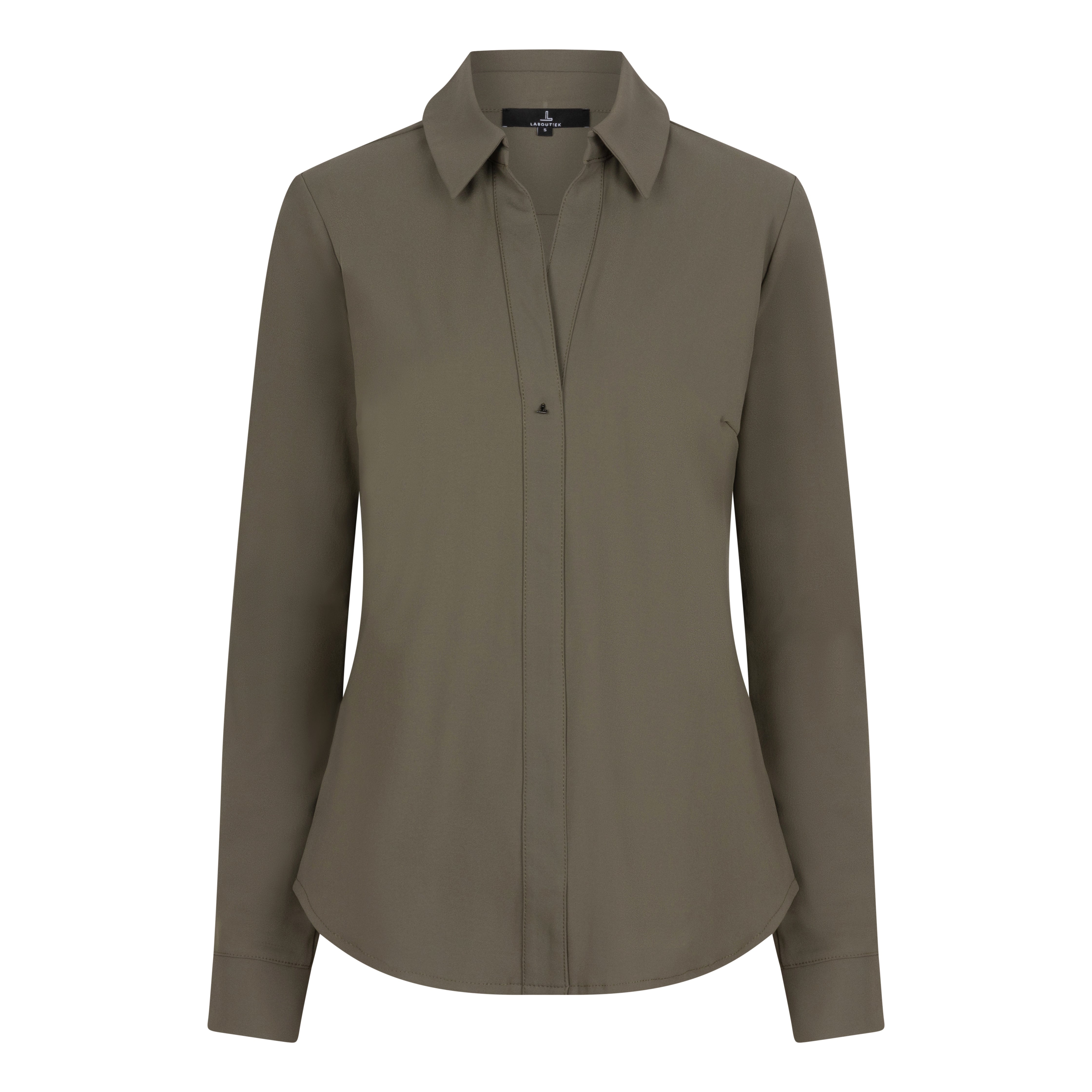 IVANKA LONG SLEEVE TRAVEL BLOUSE - green