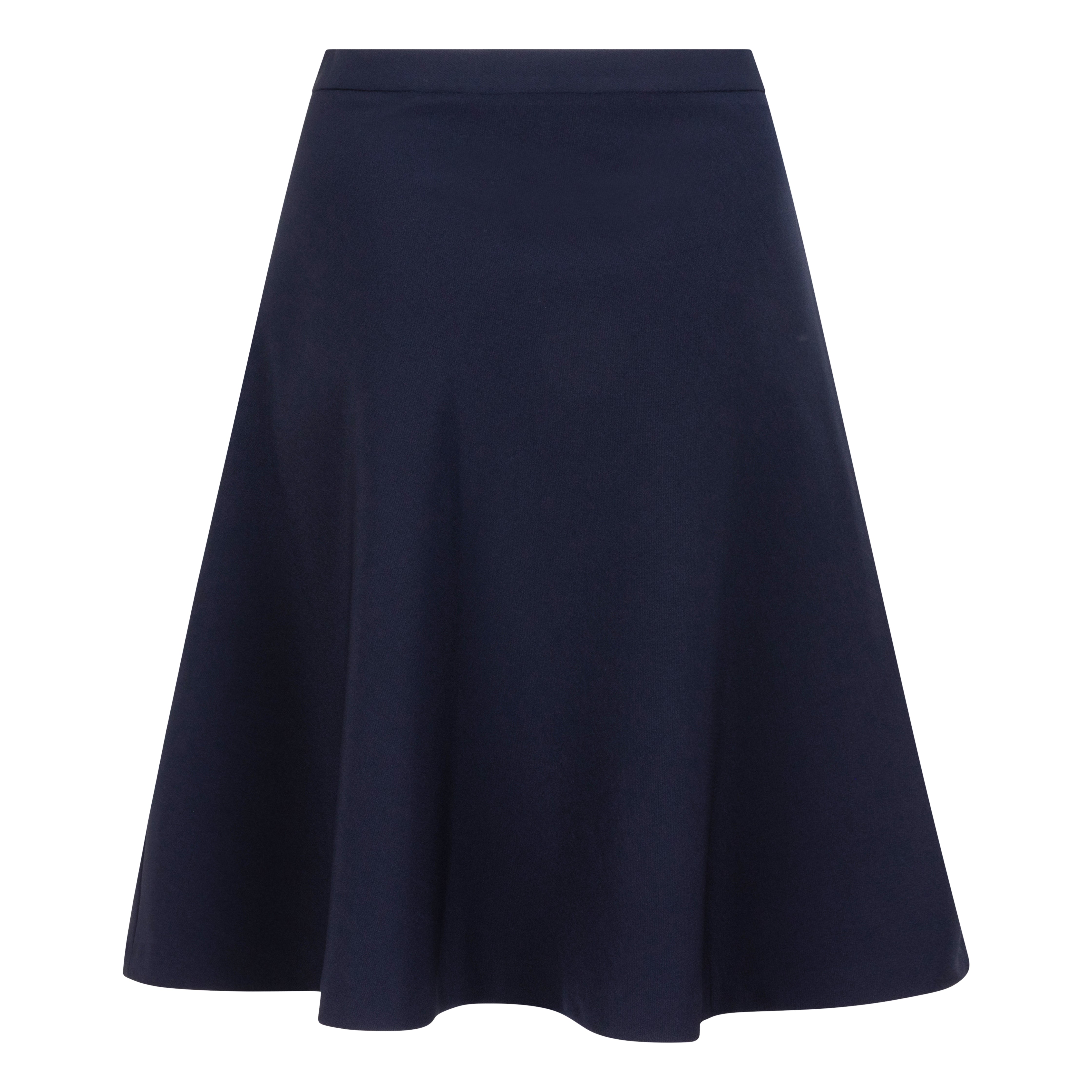 FLARE SKIRT - navy blue