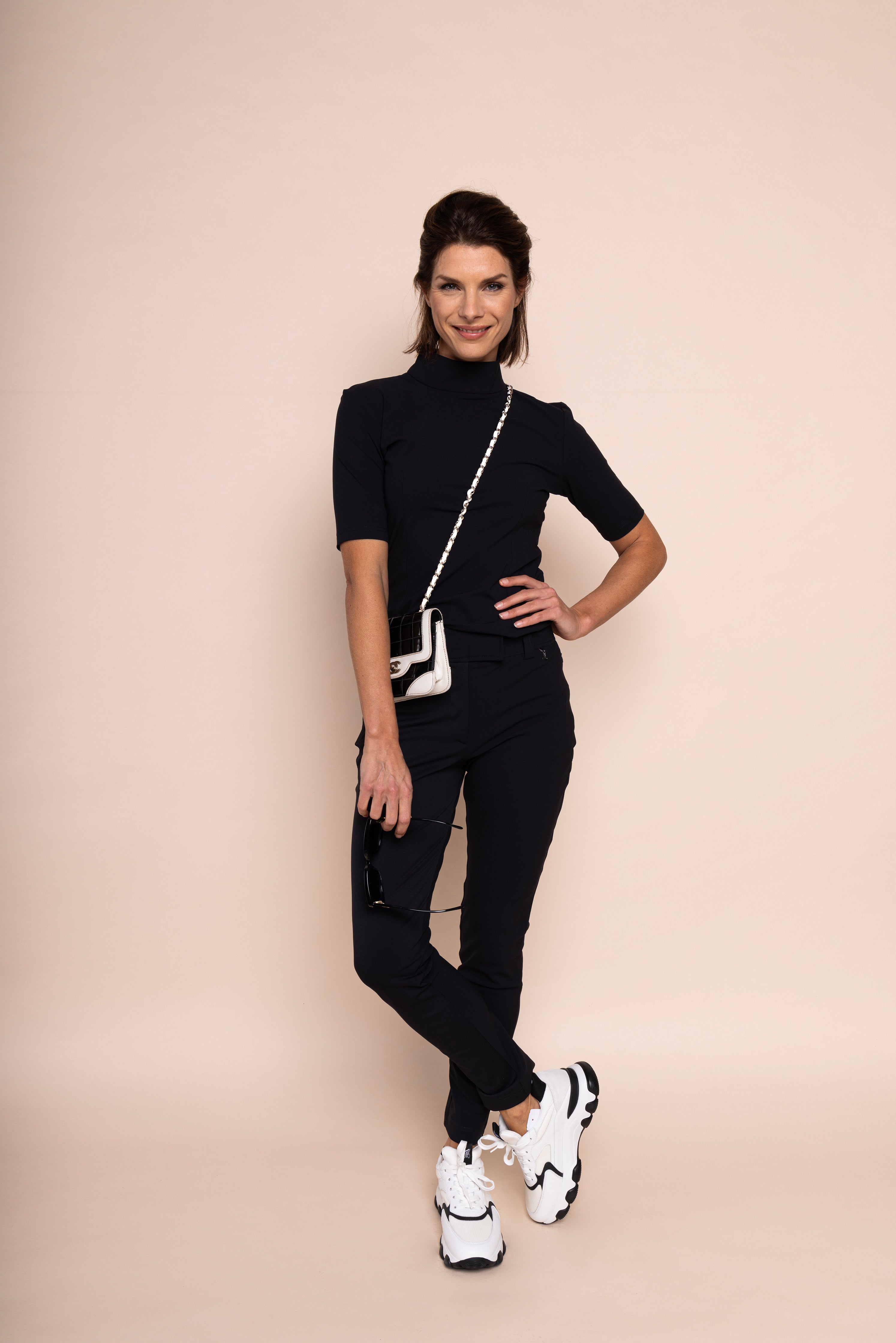 LEONA TRAVEL TROUSER - black