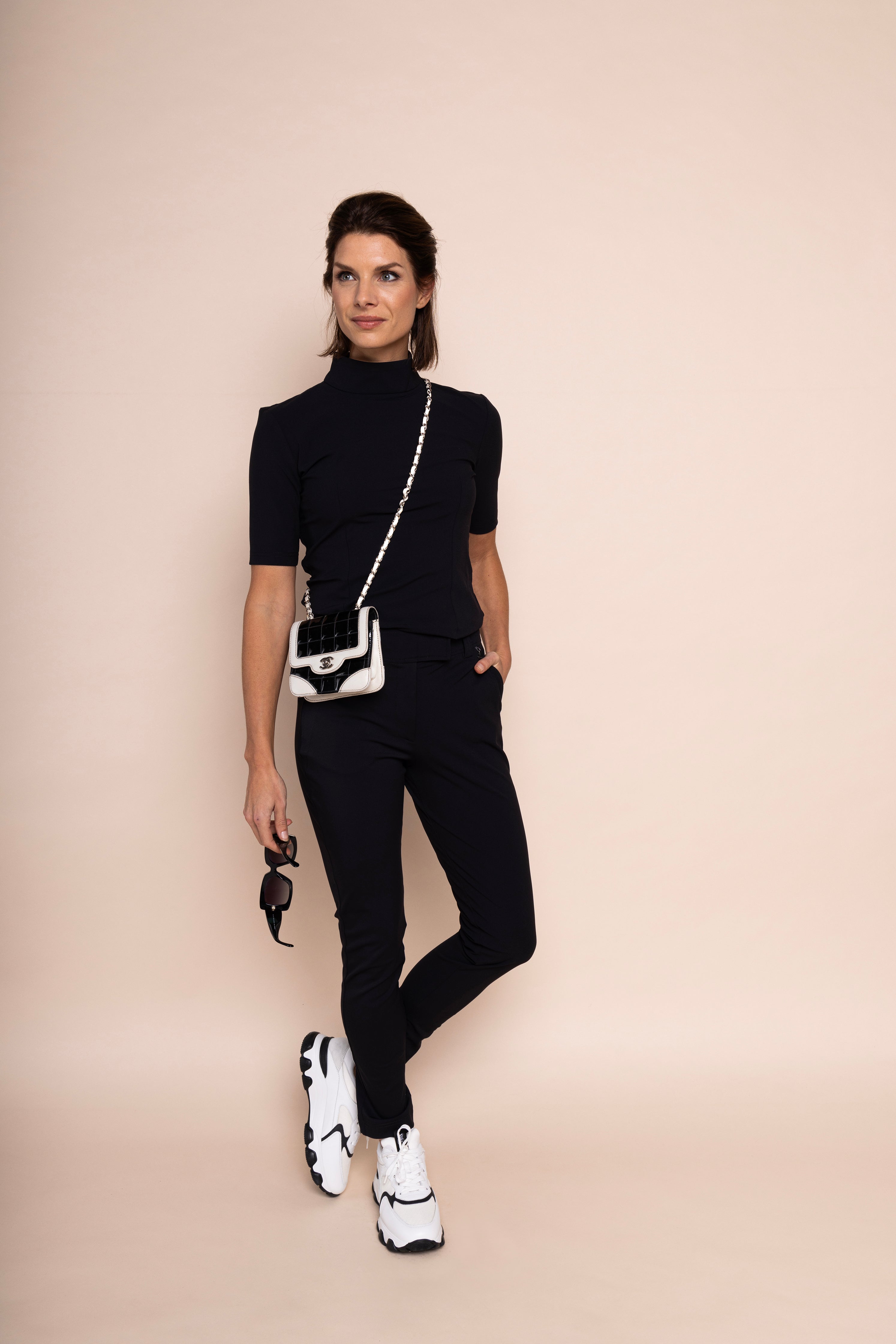 LEONA TRAVEL TROUSER - black