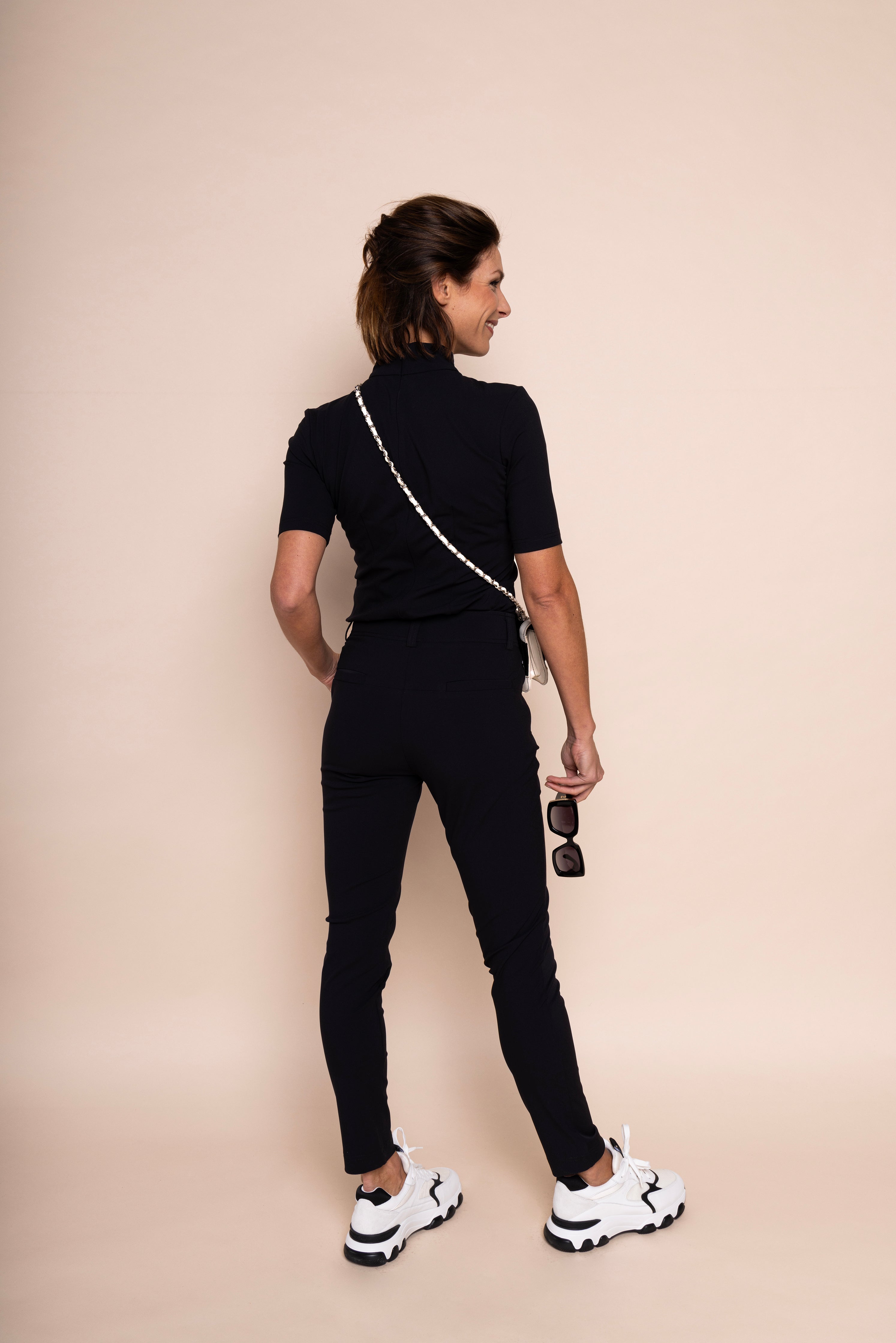 LEONA TRAVEL TROUSER - black