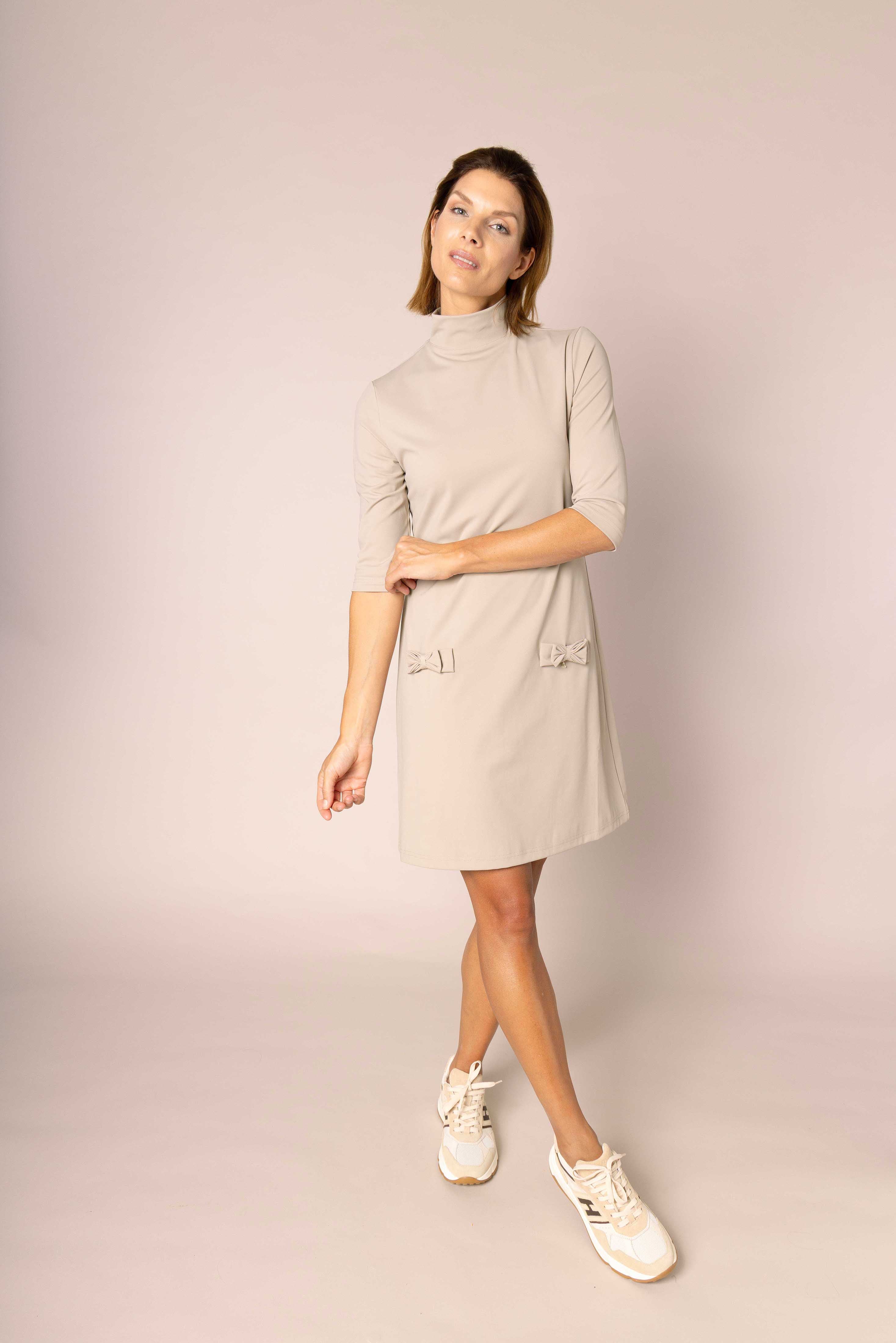 SOLENE DRESS - taupe