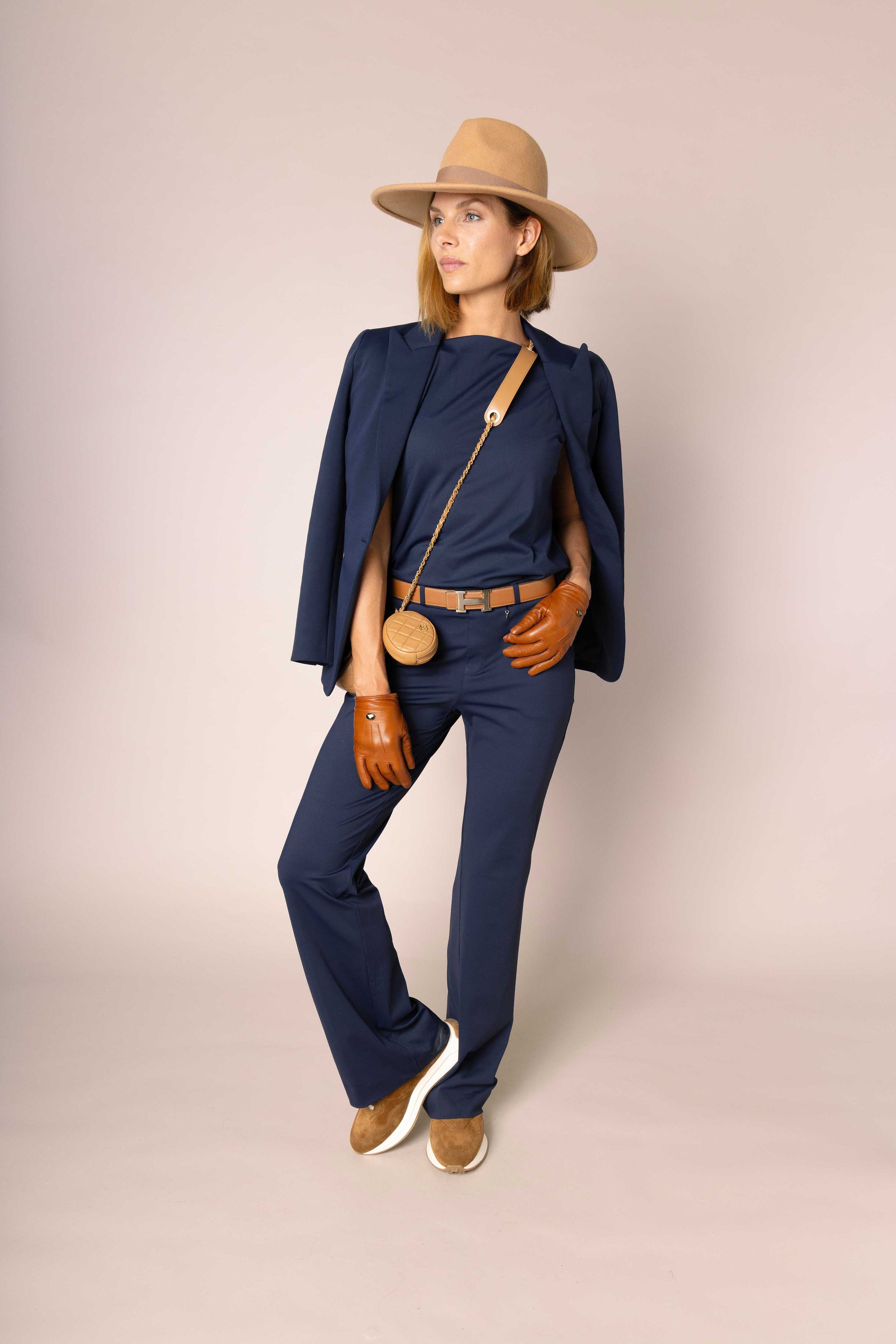 LINEA TOP - navy blue