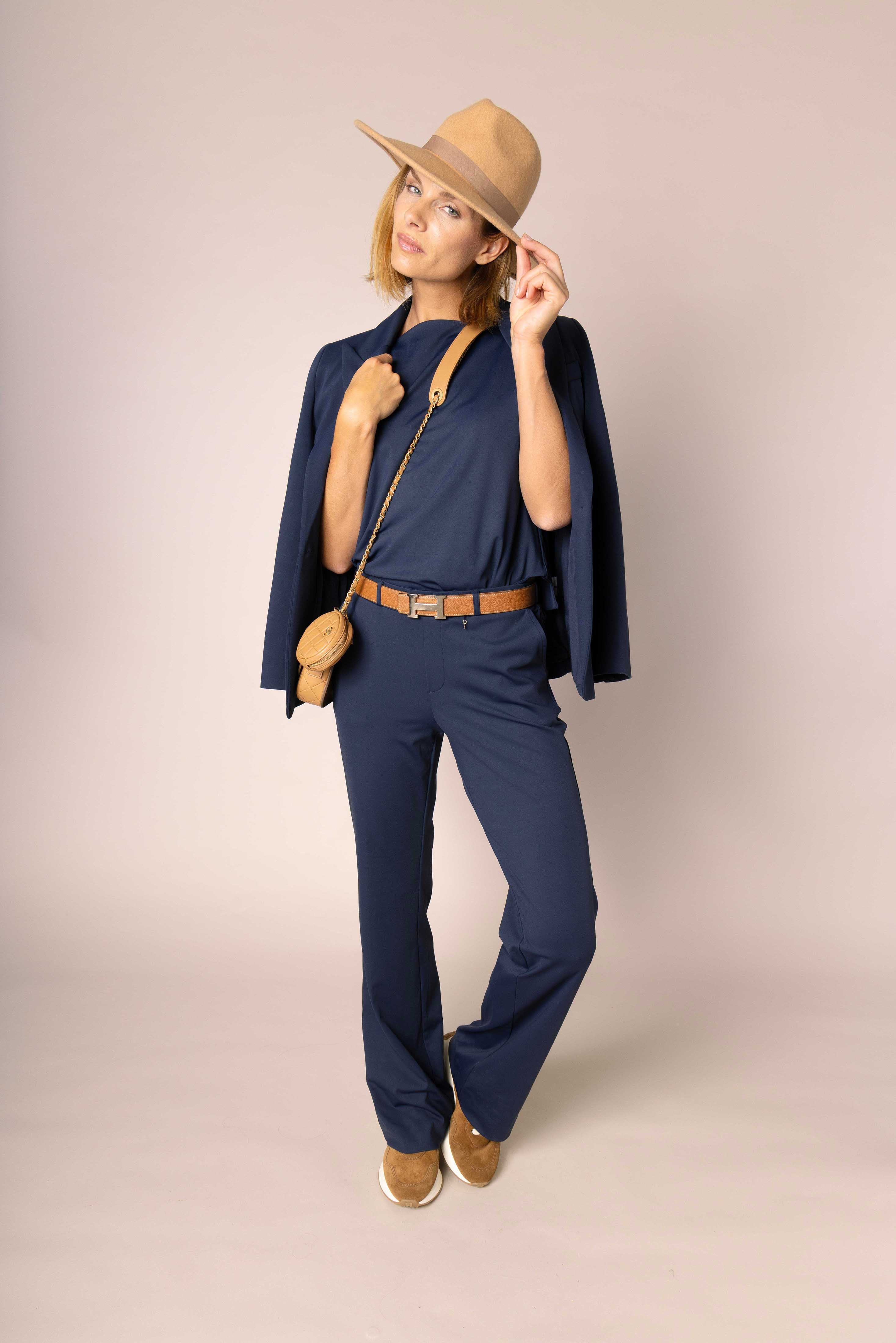 LINEA TOP - navy blue