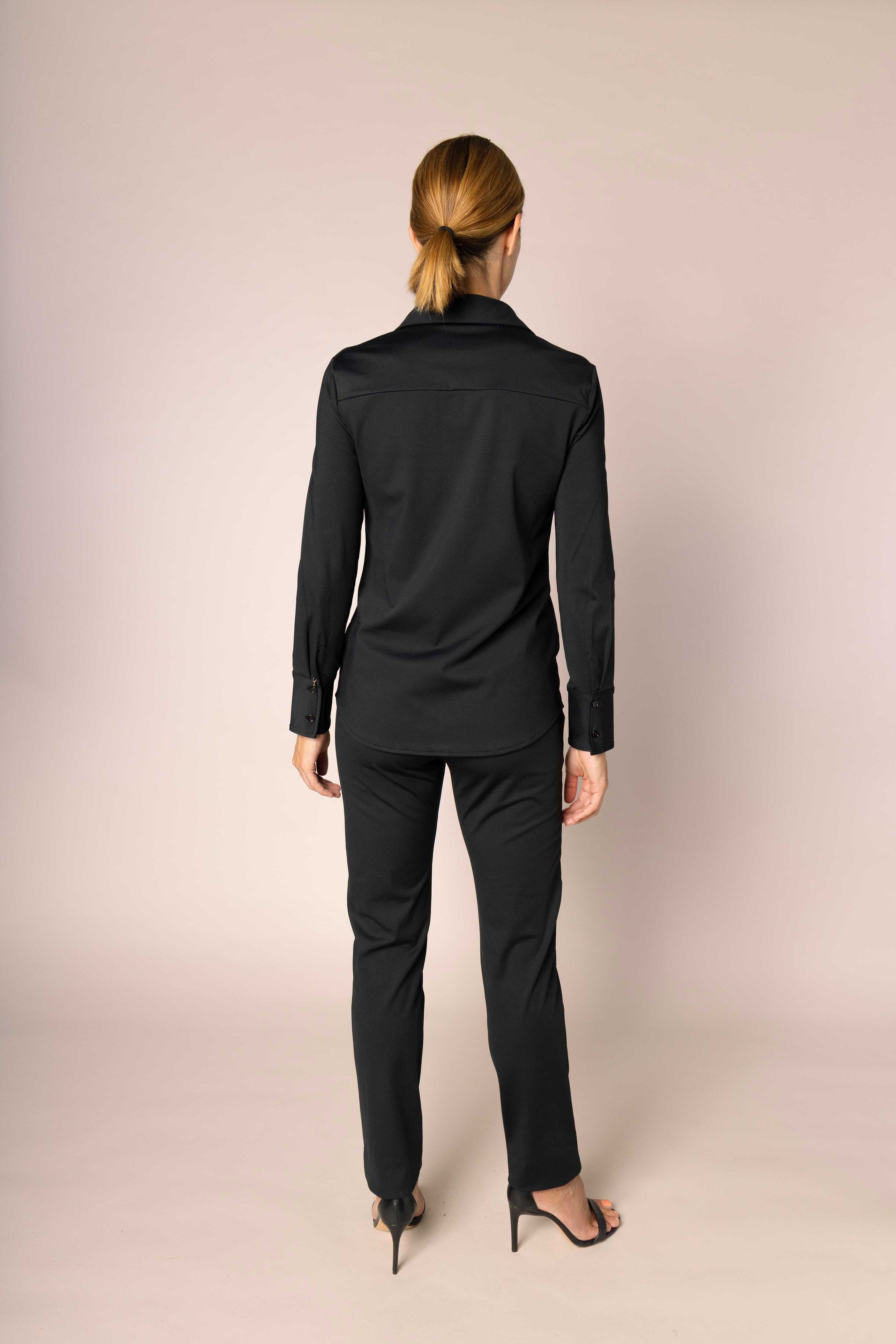 VOYAGE BLOUSE - black