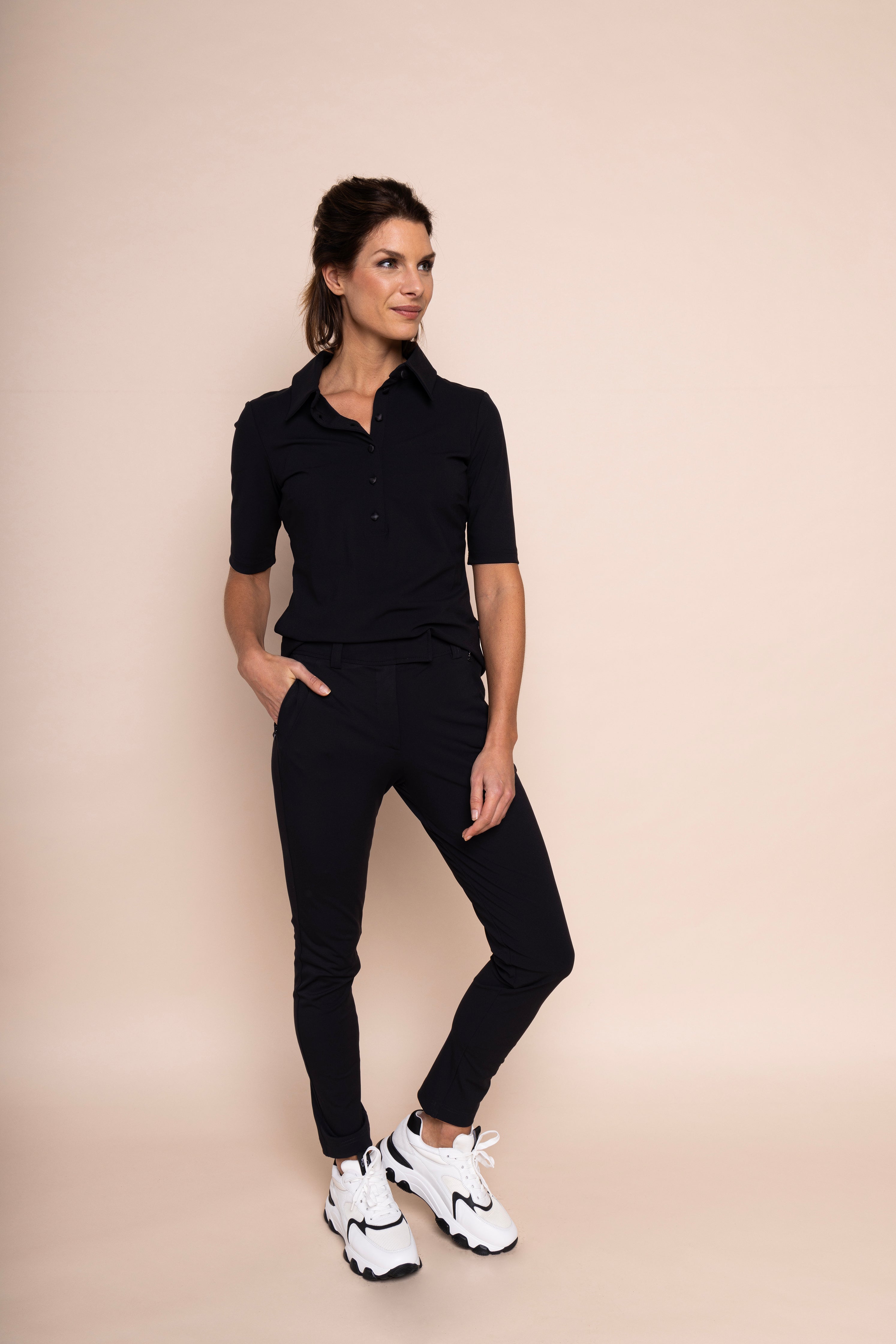 CHIC POLO SHIRT - black