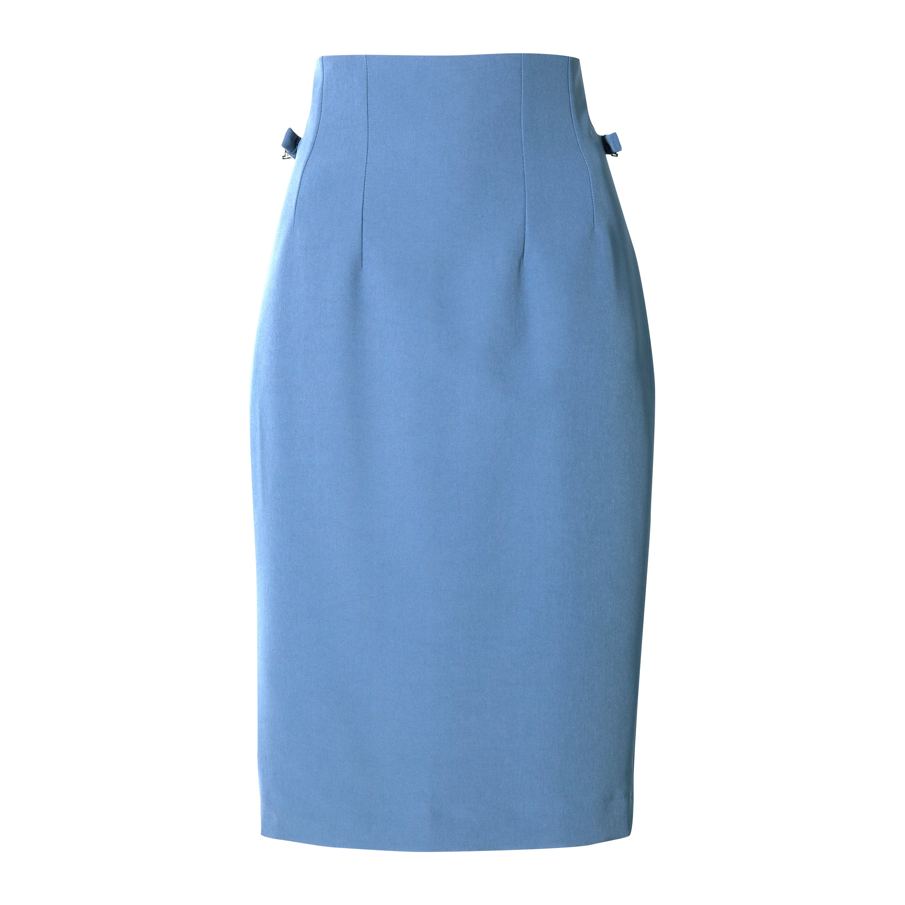 - PENCIL SKIRT - ocean blue