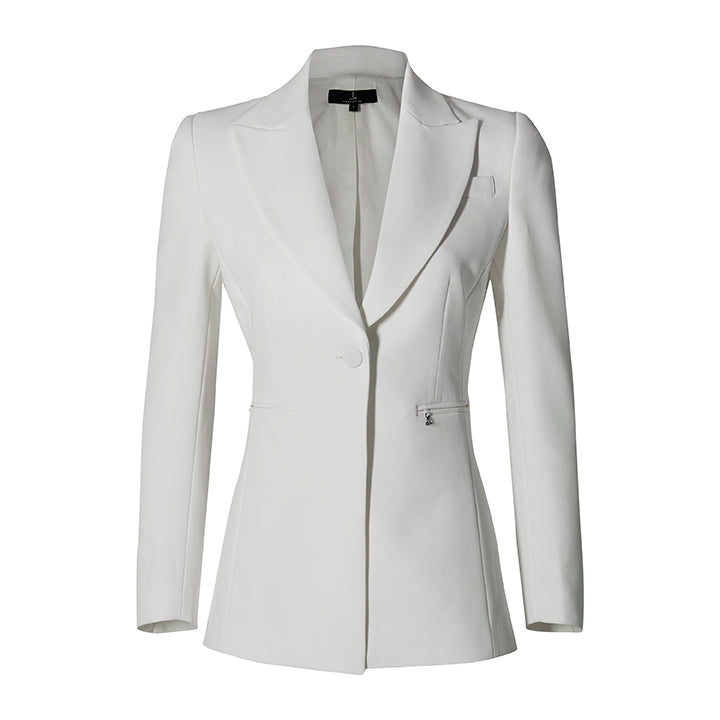 - BLAZER LONG MODEL - off white