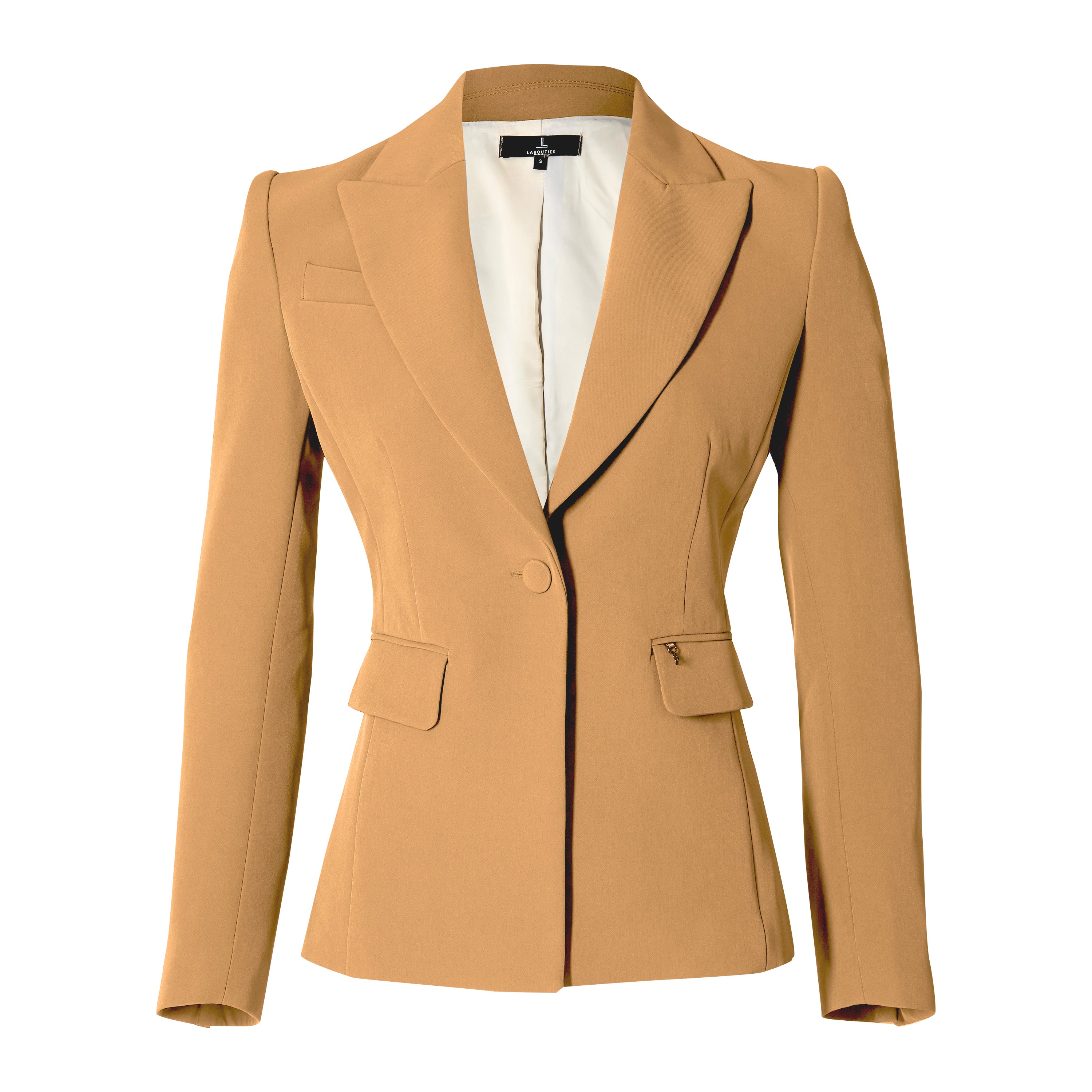 BLAZER SHORT MODEL - camel