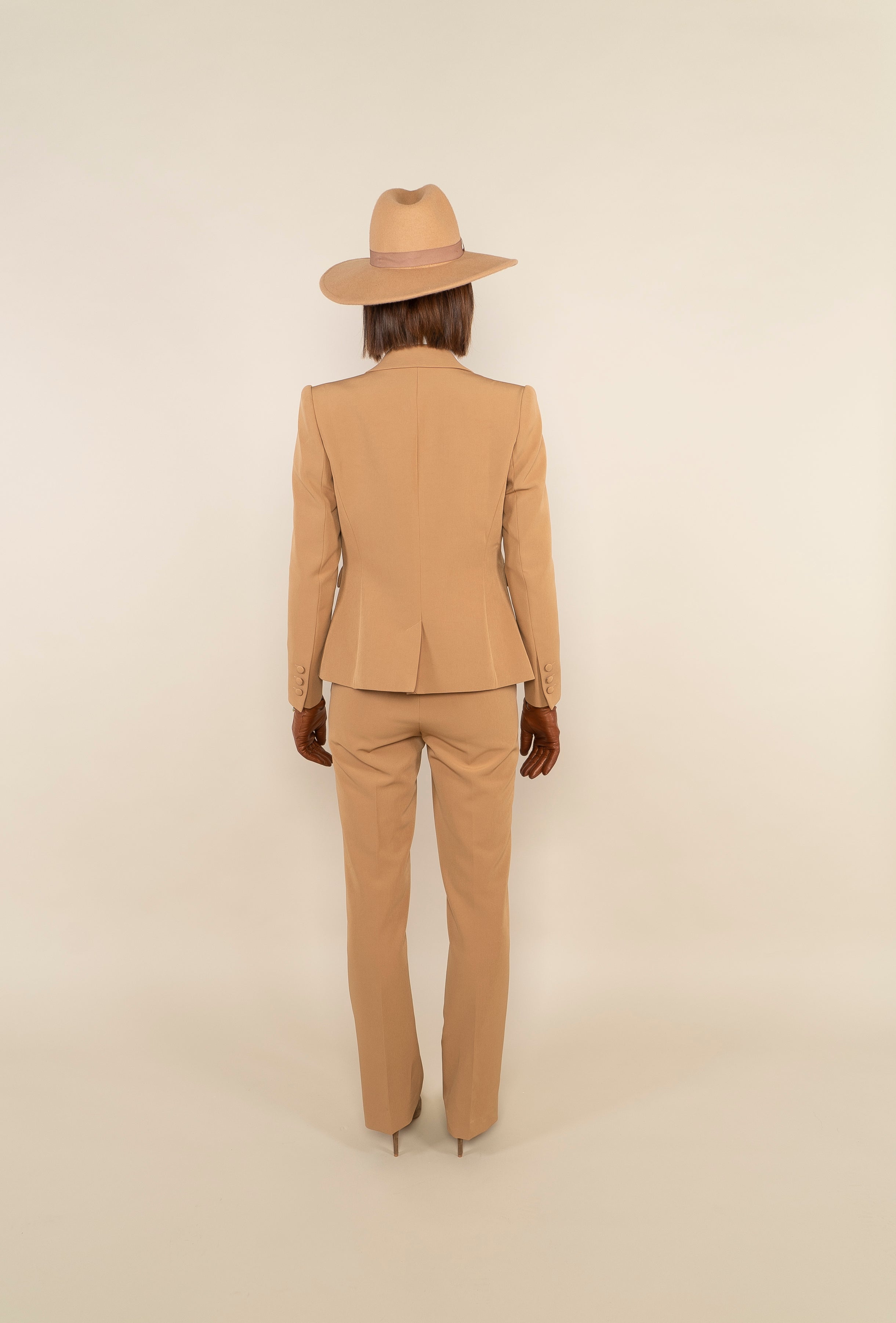 BLAZER SHORT MODEL - camel