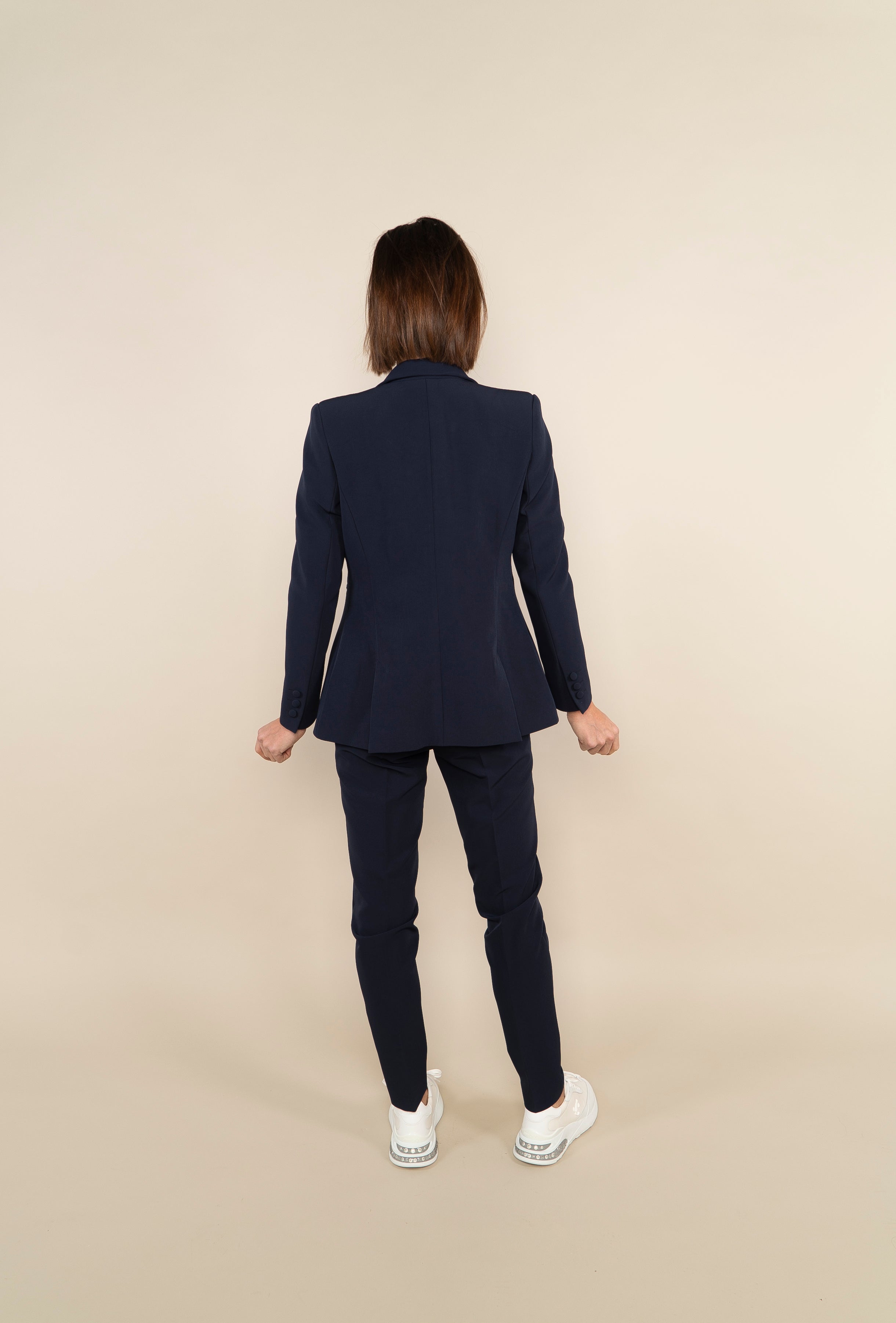 LONG MODEL BLAZER - navy blue