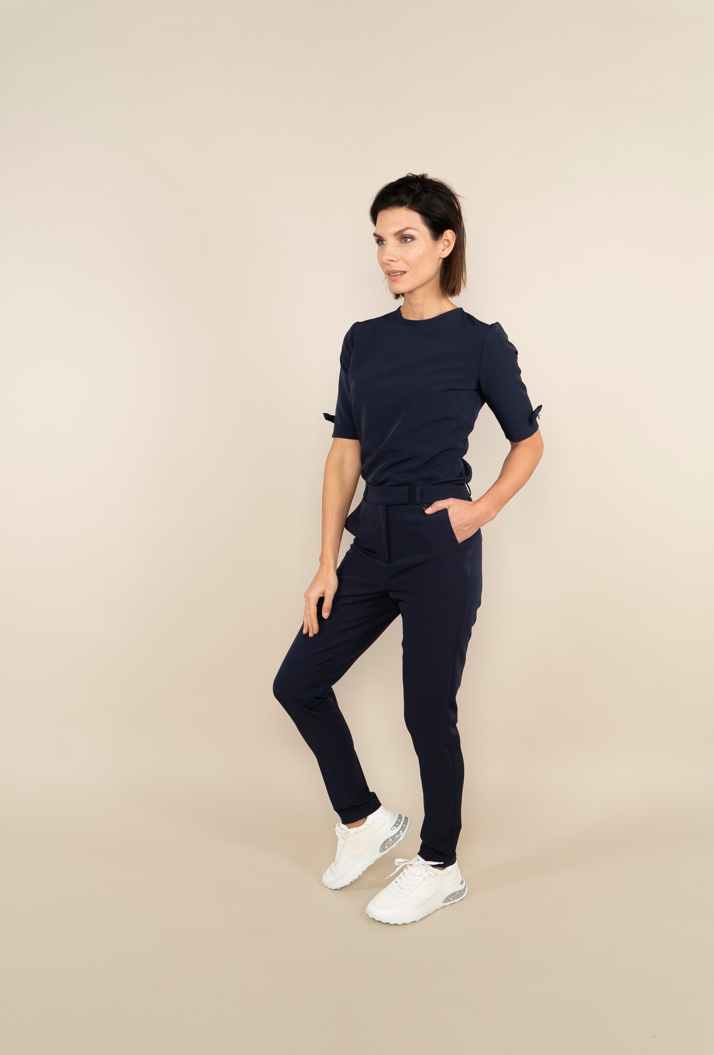 - NEW TROUSERS - navy blue