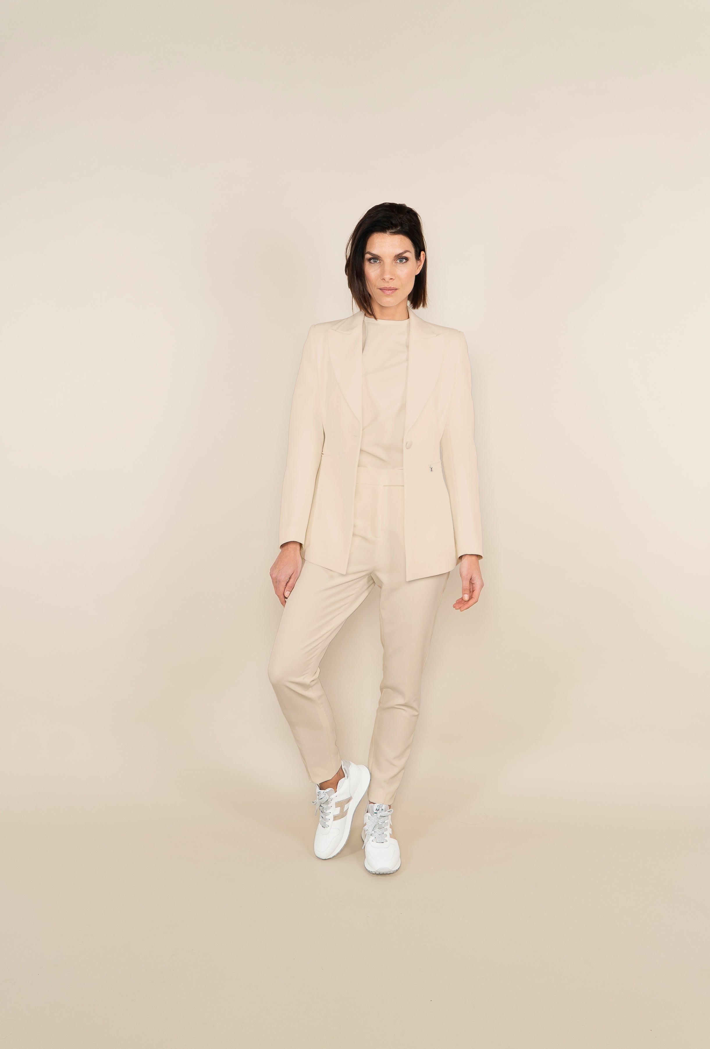 - BLAZER LONG MODEL - sand