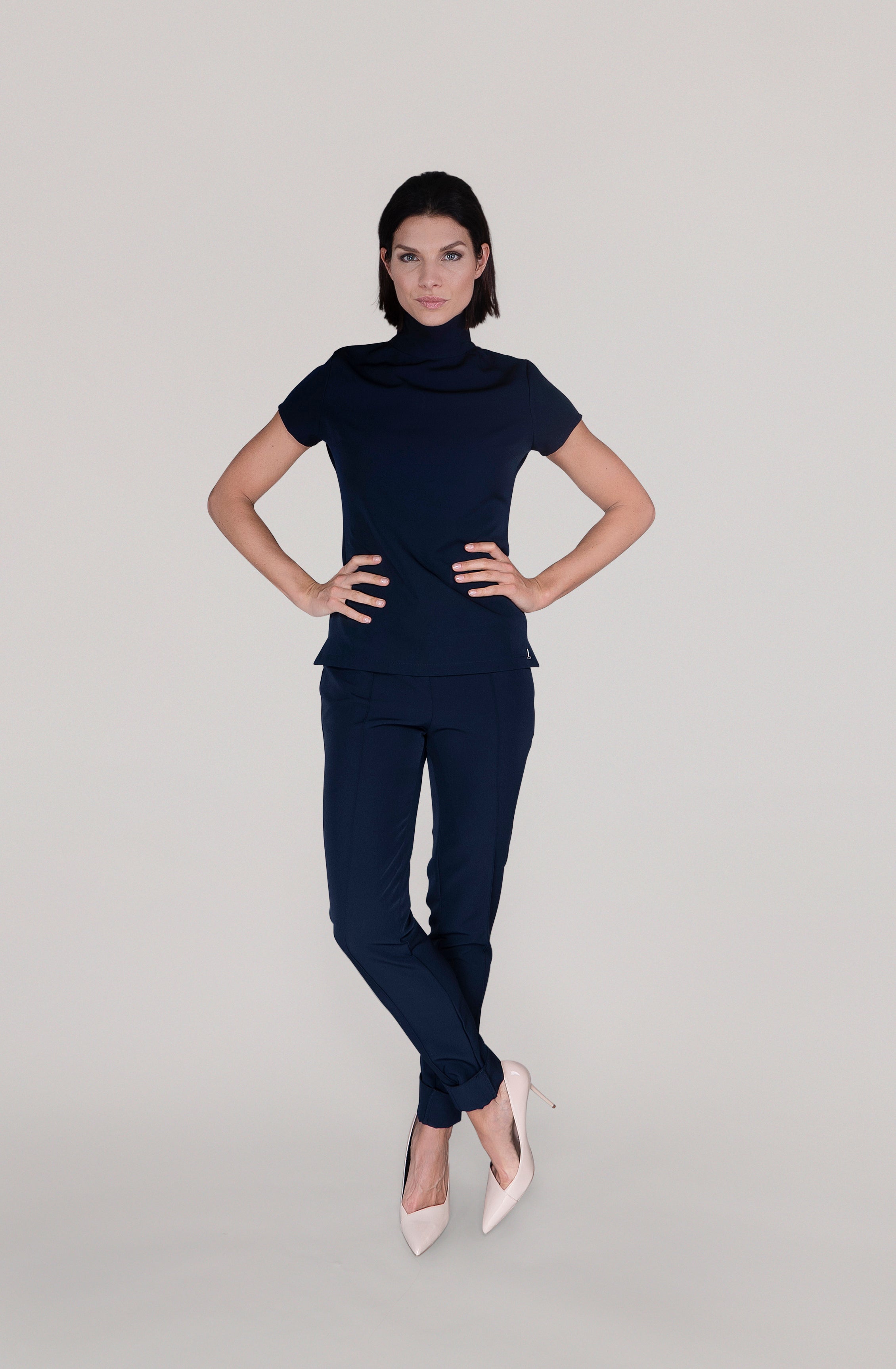 THE TROUSER - navy blue