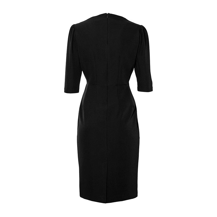 THE SHOULDER DRESS - black