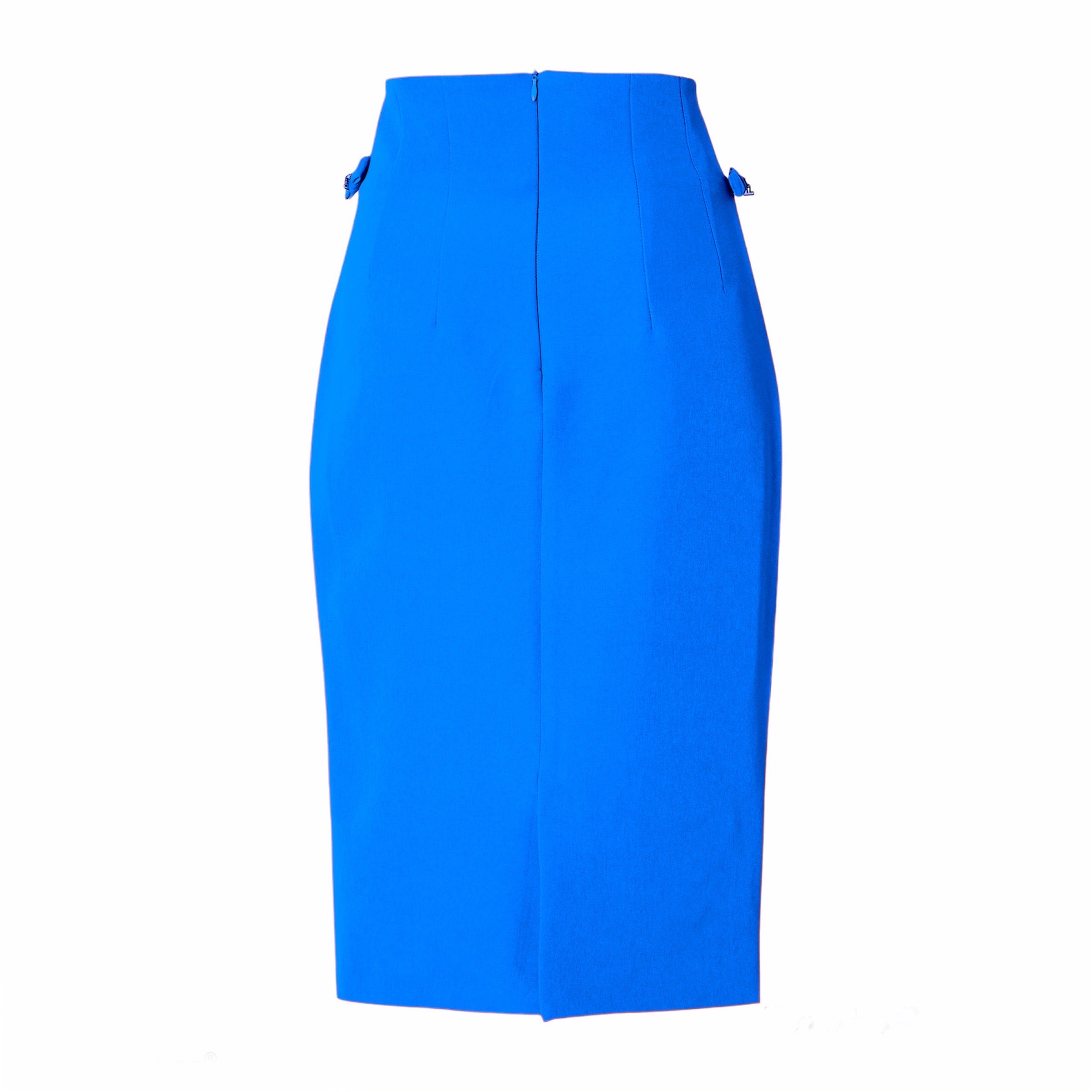 PENCIL SKIRT - cobalt blue