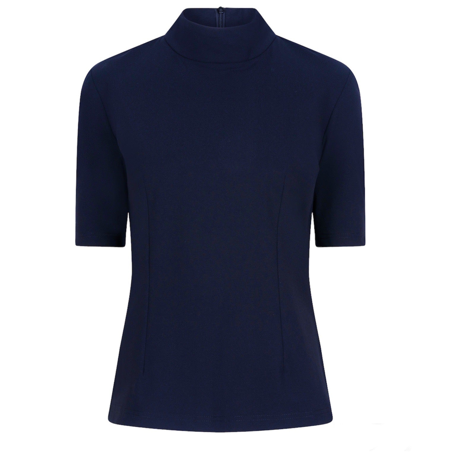 DONNA SHORT SLEEVE TRAVEL TOP - navy blue