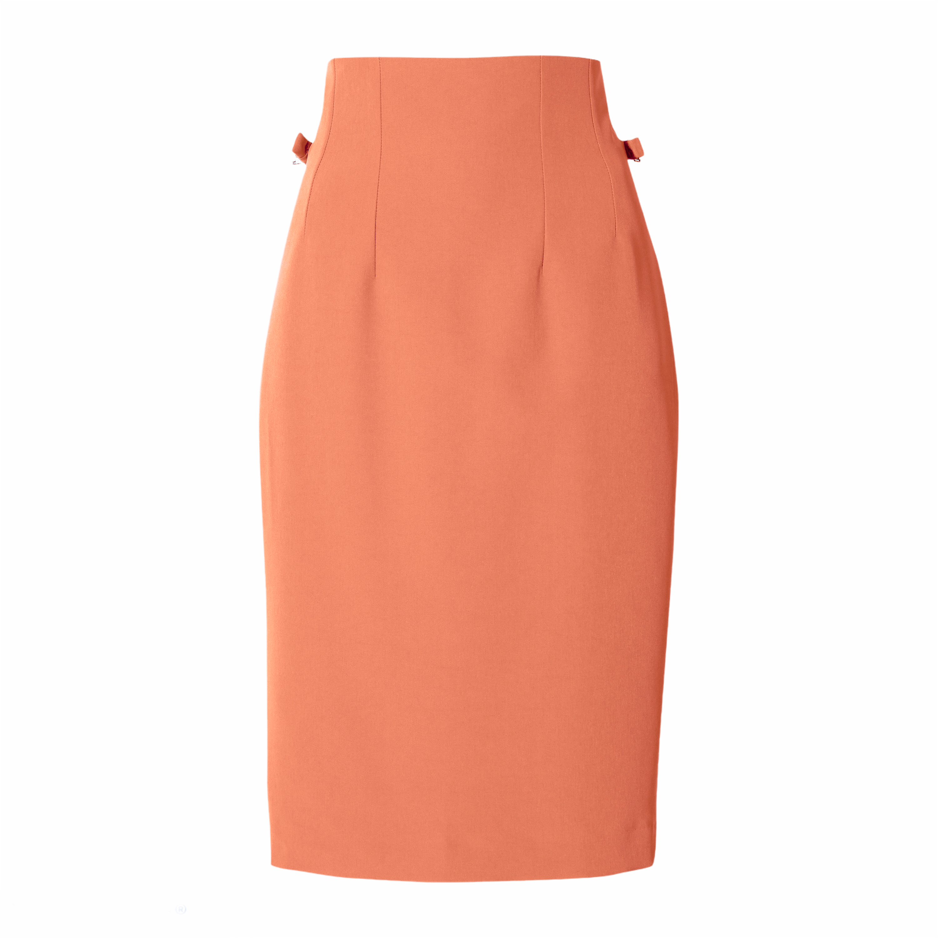 - PENCIL SKIRT - peach