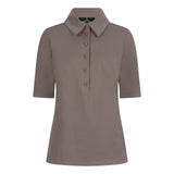 CHIC POLO SHIRT - taupe