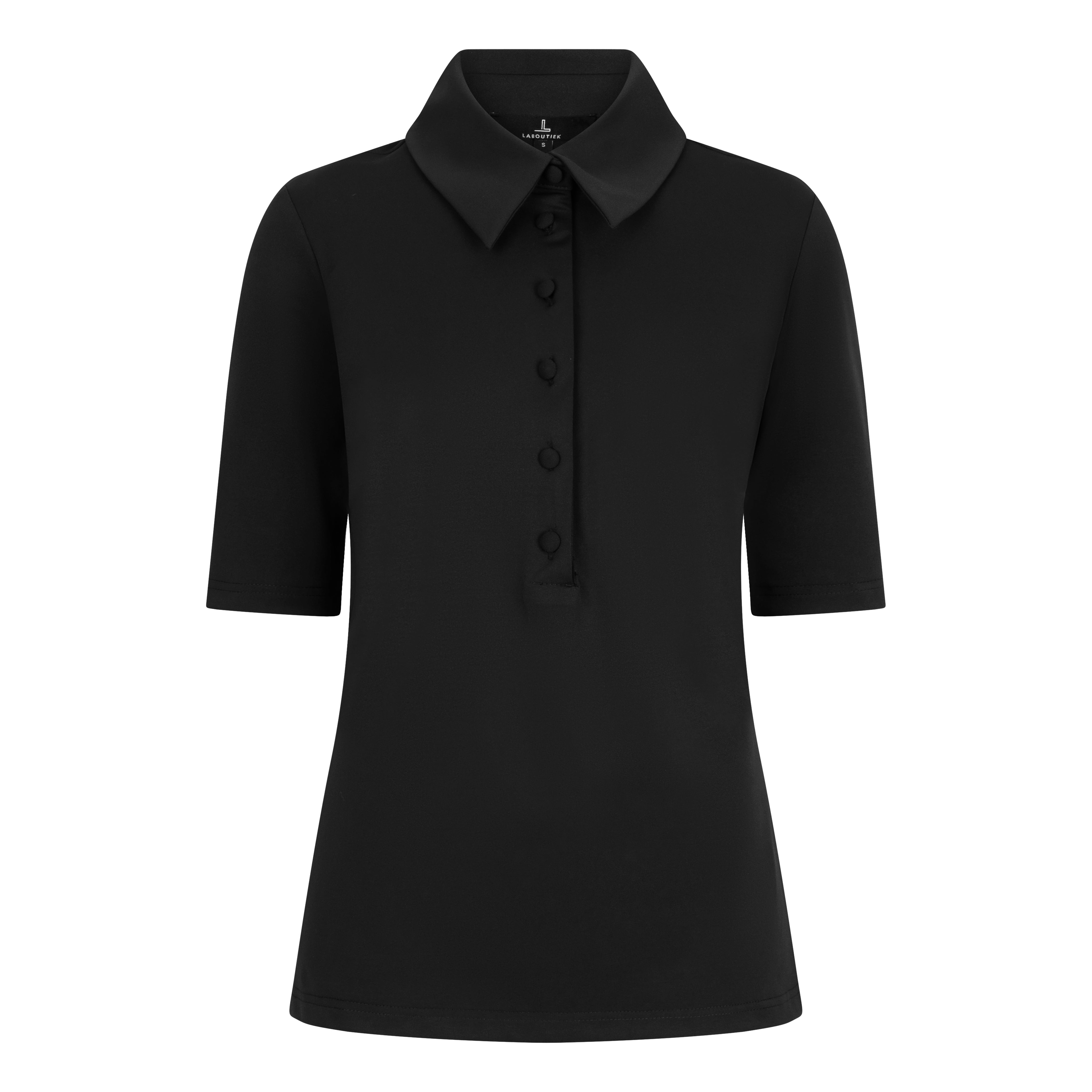 CHIC POLO SHIRT - black