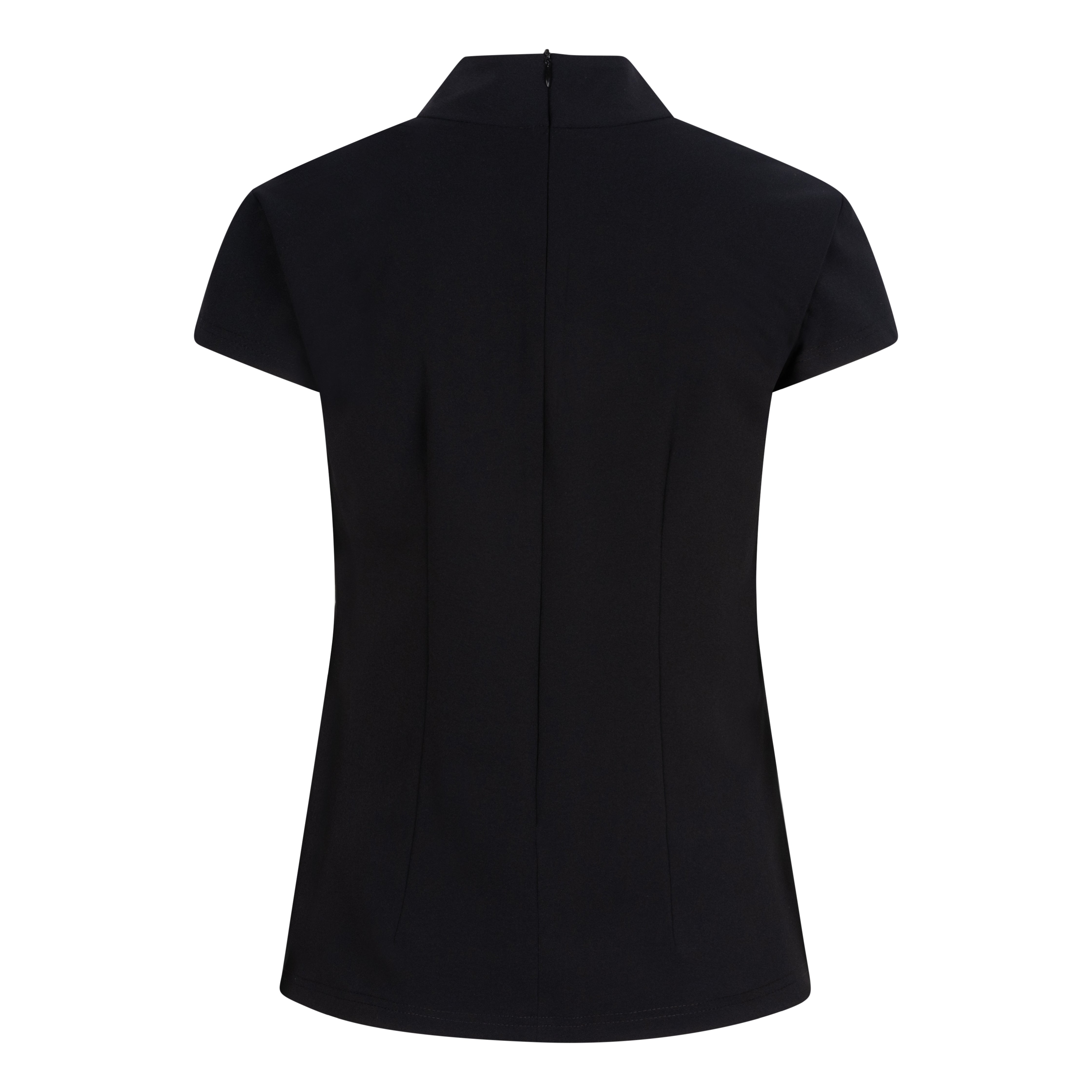 DONNA CAP SLEEVE TRAVEL TOP - navy blue