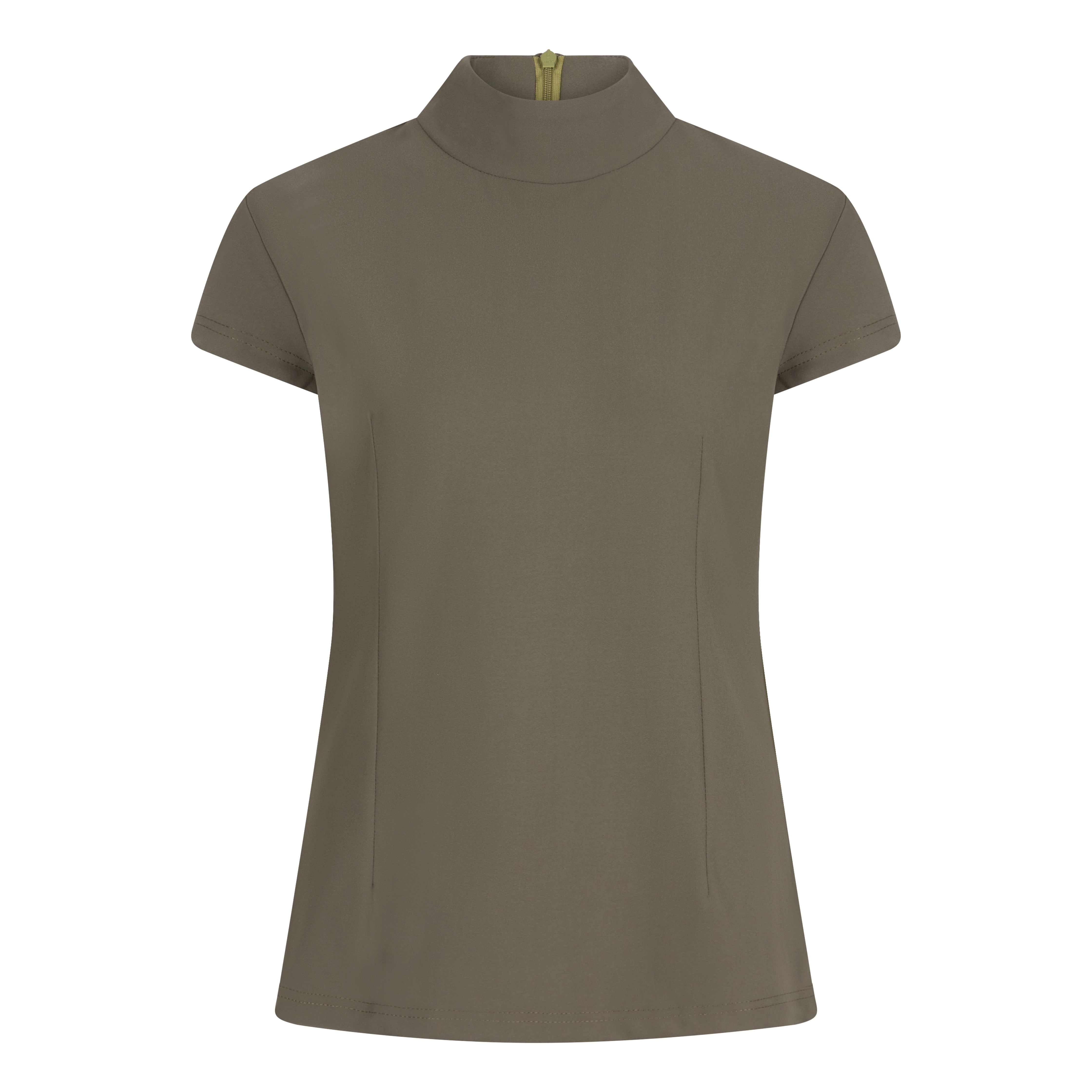DONNA CAP SLEEVE TRAVEL TOP - green