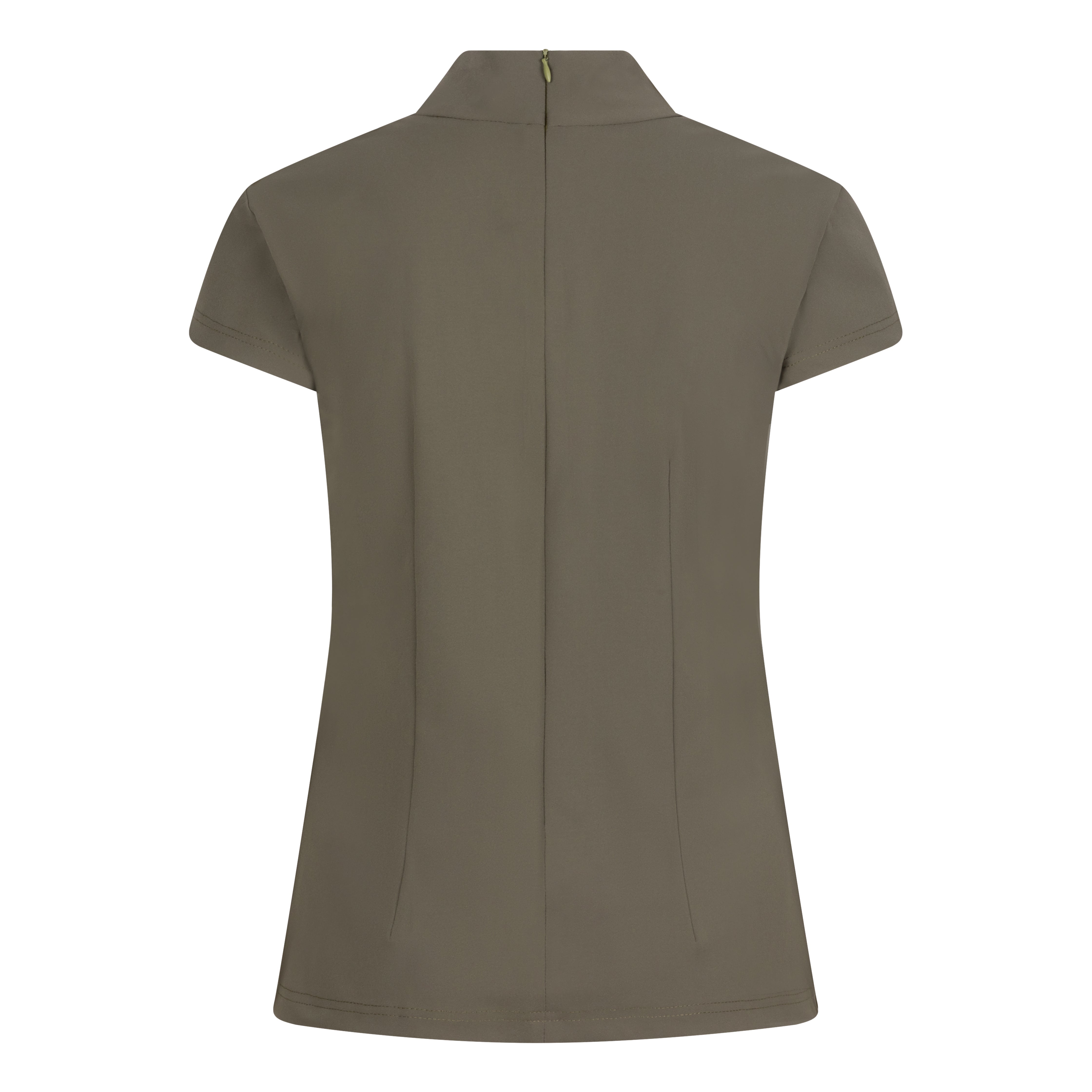 DONNA CAP SLEEVE TRAVEL TOP - green