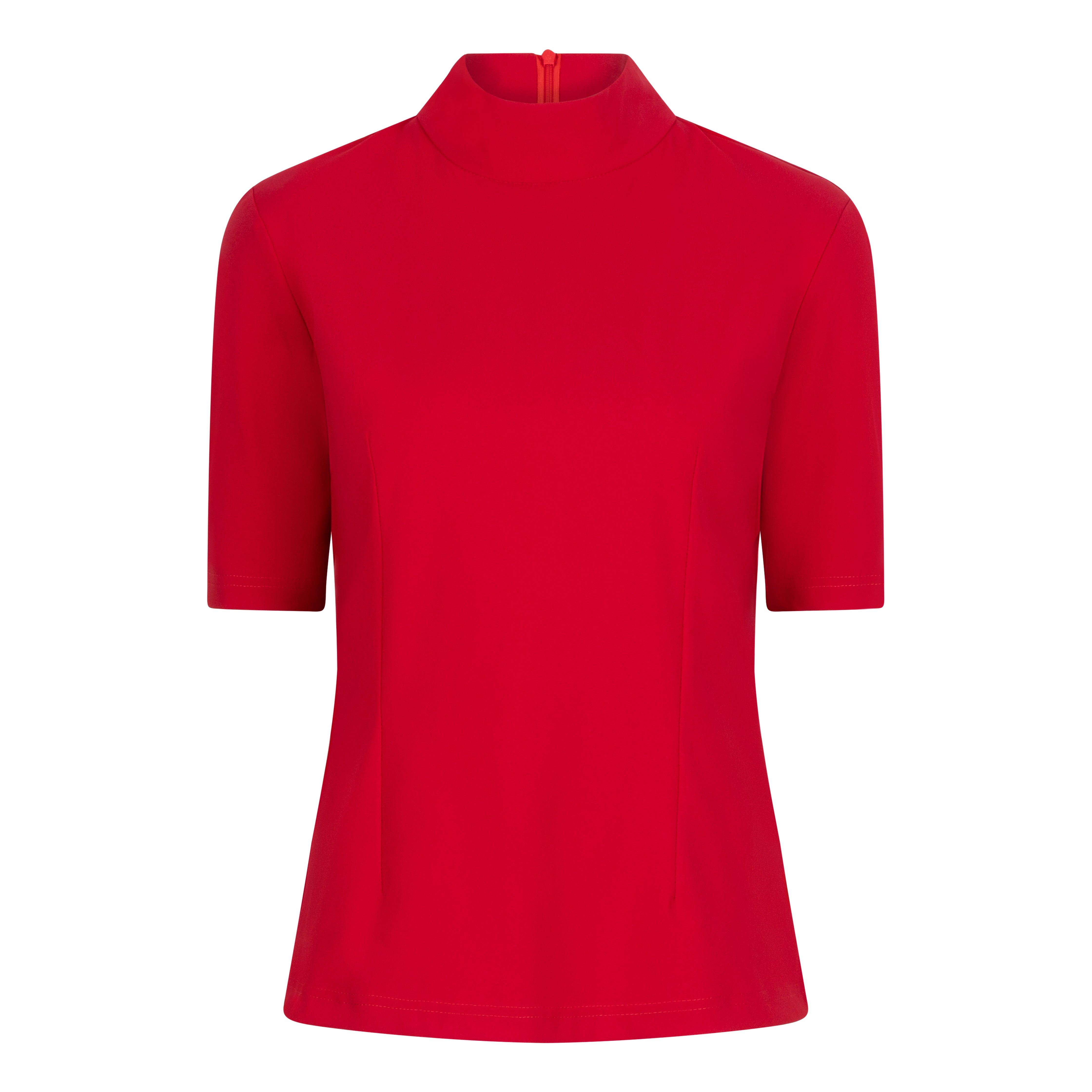 DONNA SHORT SLEEVE TRAVEL TOP - red