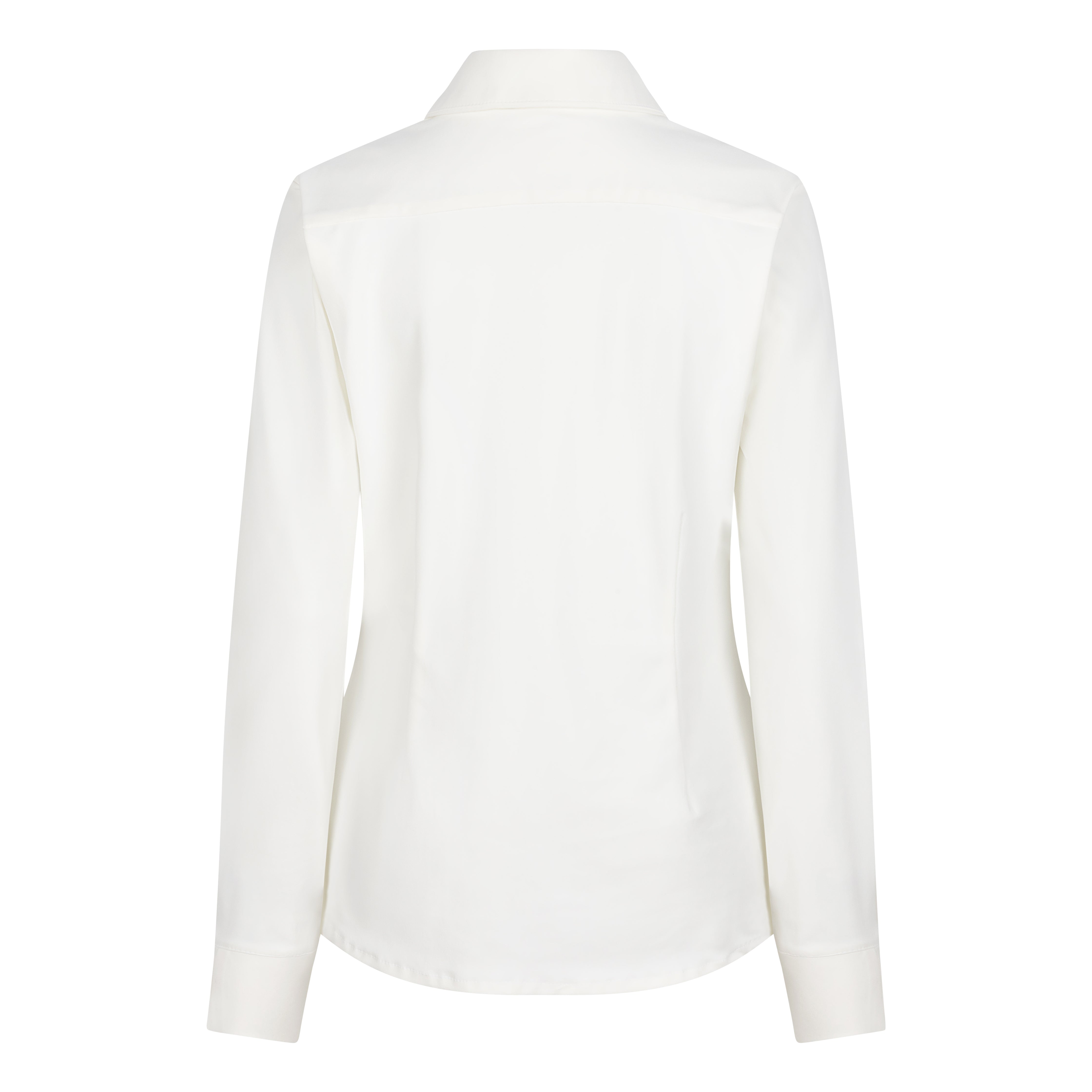 IVANKA LONG SLEEVE TRAVEL BLOUSE - off white