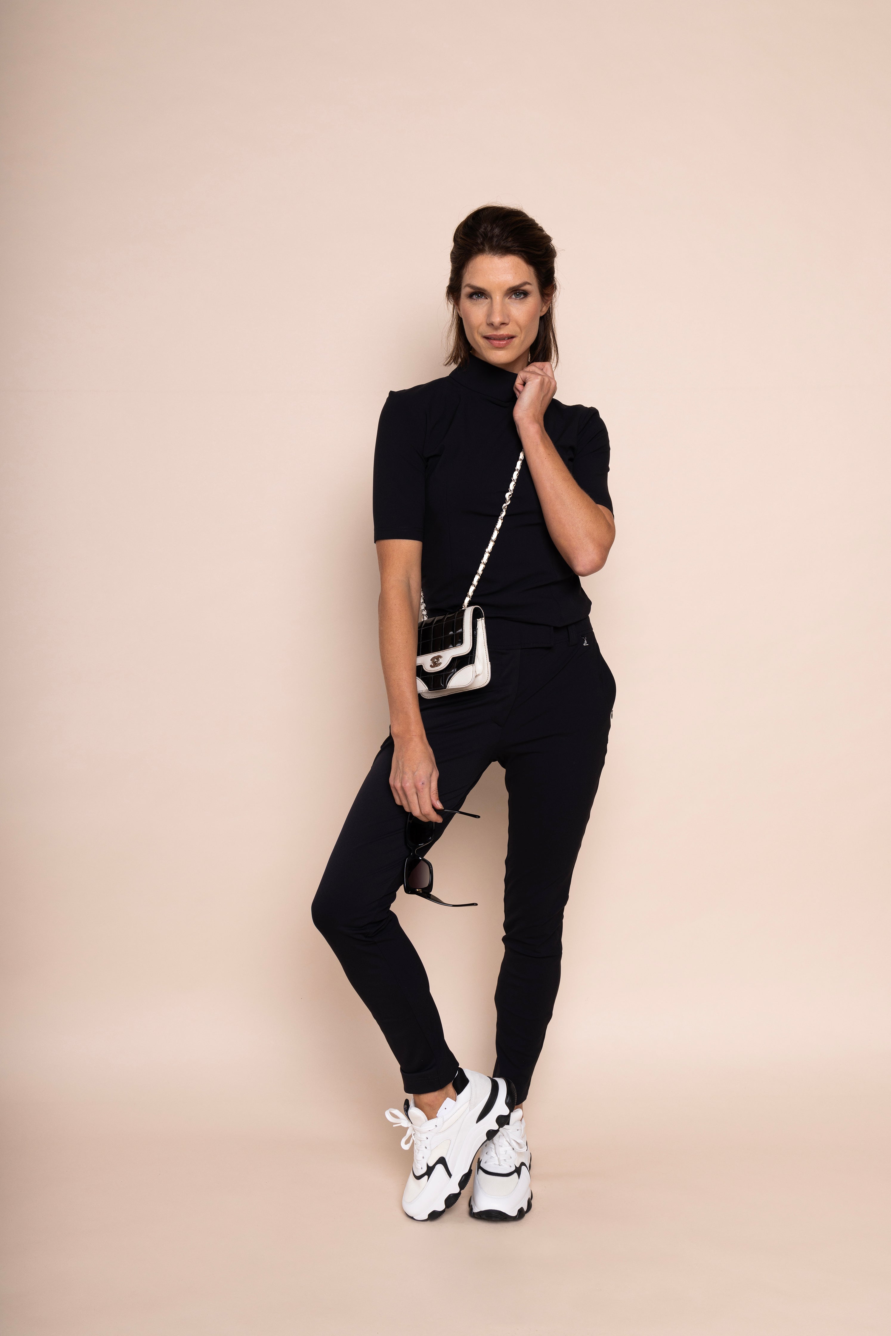 LEONA TRAVEL TROUSER - black