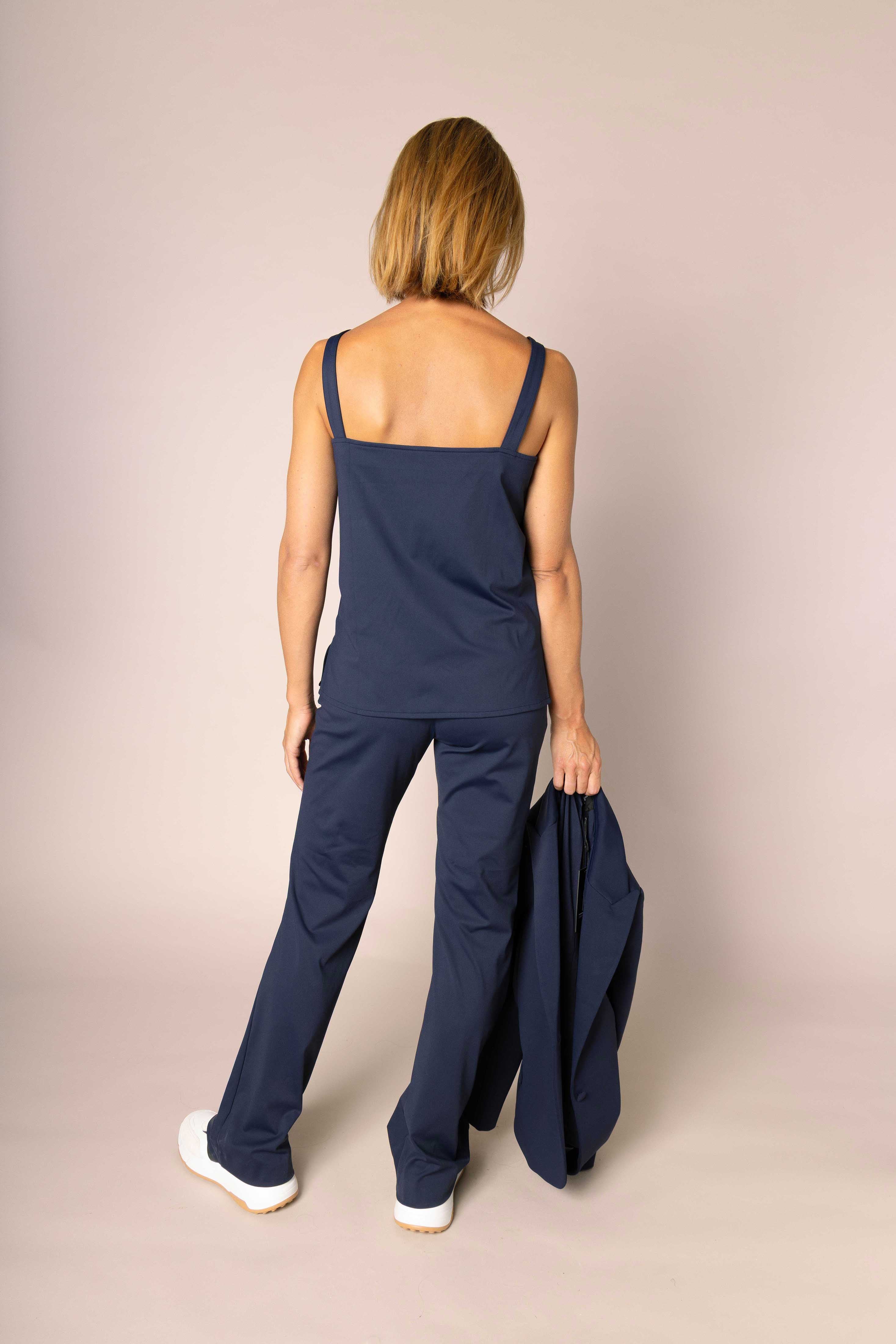 ELARA TROUSER - navy blue
