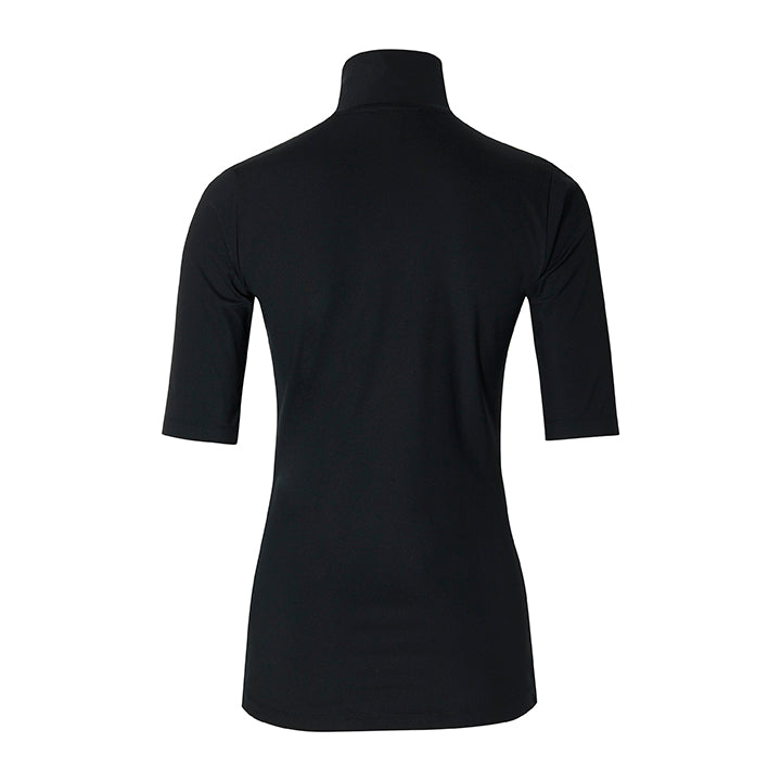 SPORT ZIPPER SHIRT - black