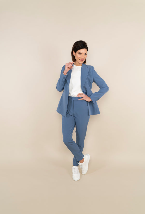 BLAZER LONG MODEL - ocean blue