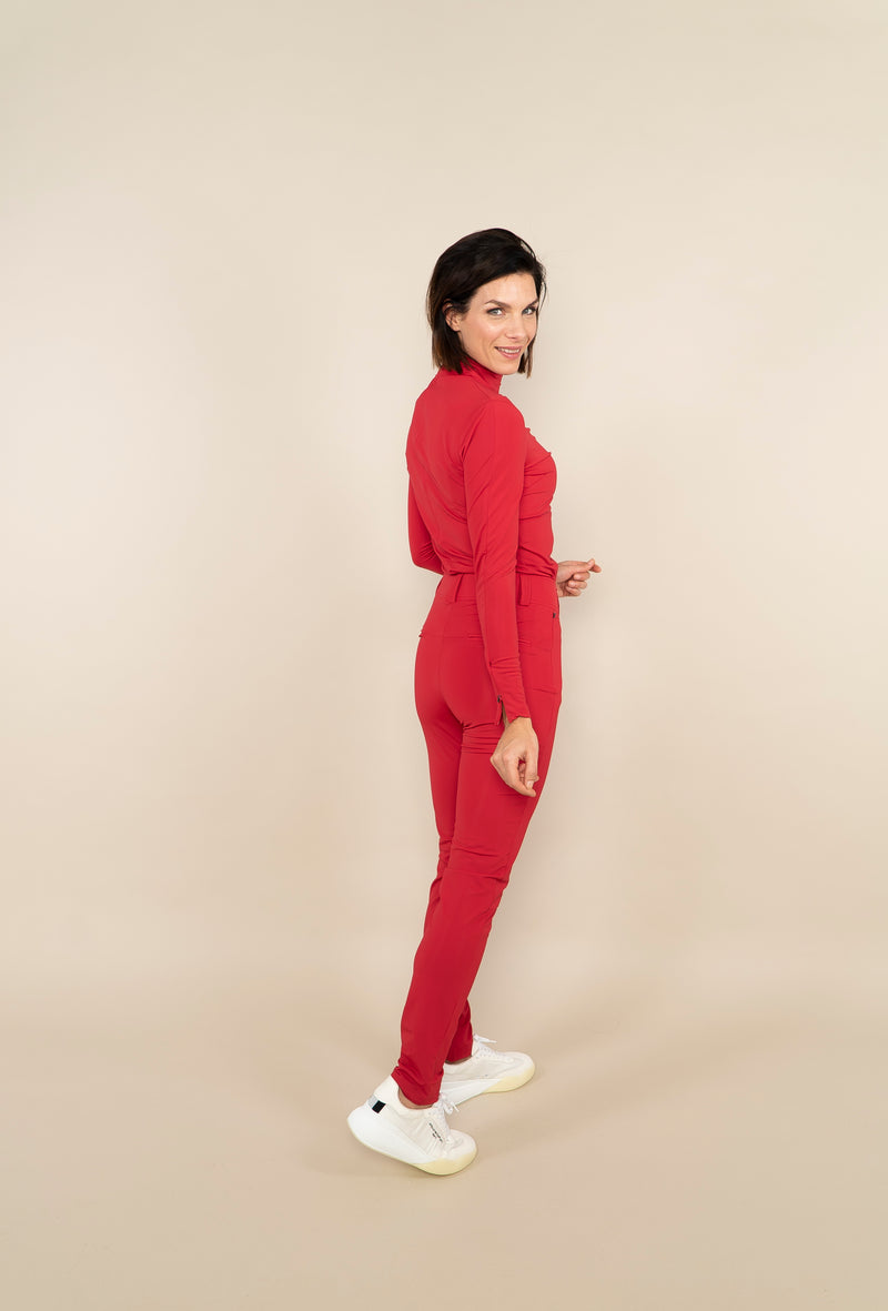 TRAVEL TROUSER - red