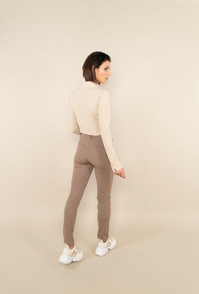 TRAVEL TROUSER - taupe