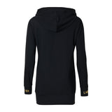 SPORT HOODIE - black with gold